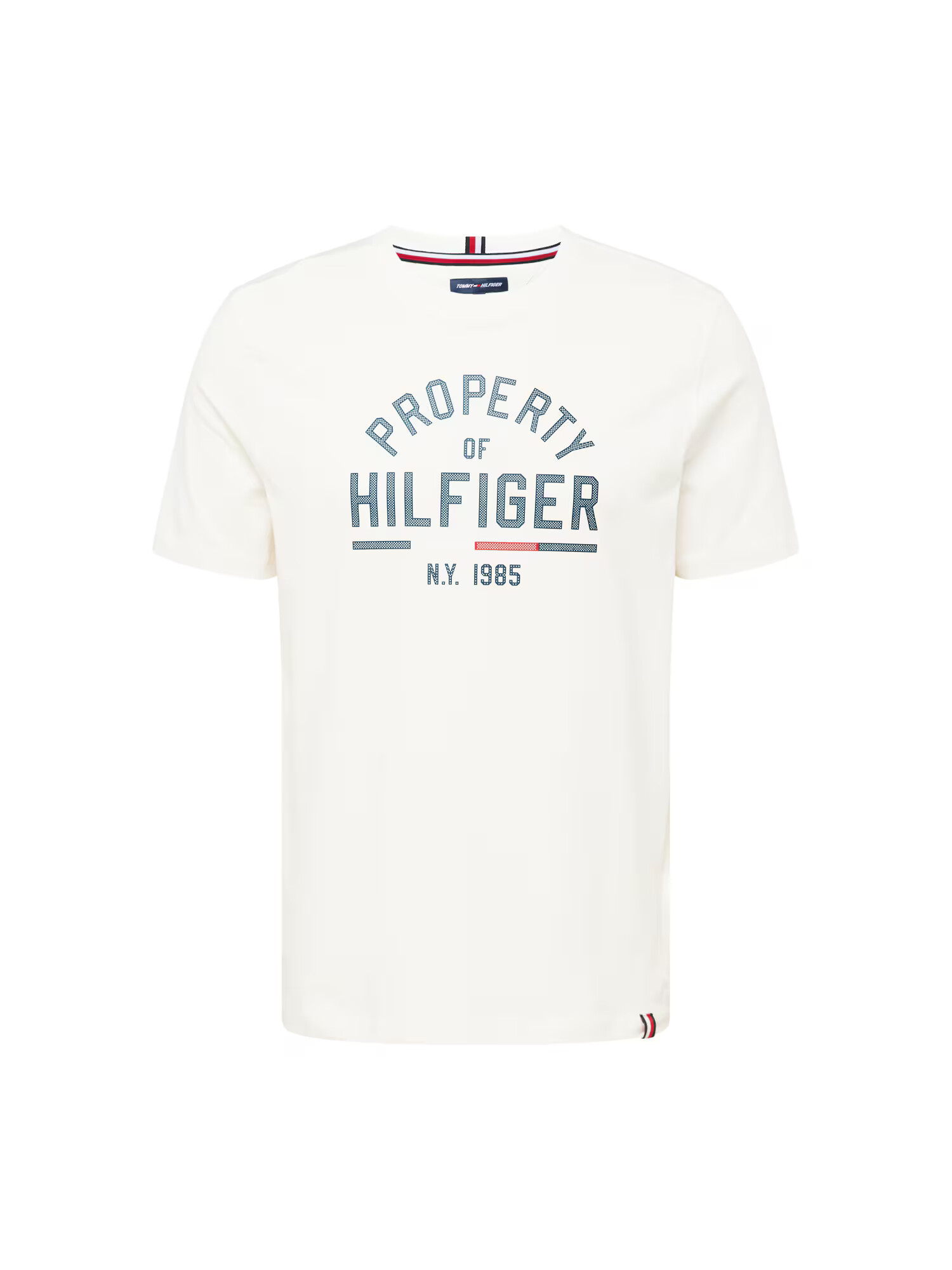 TOMMY HILFIGER Tricou albastru marin / roșu carmin / alb - Pled.ro