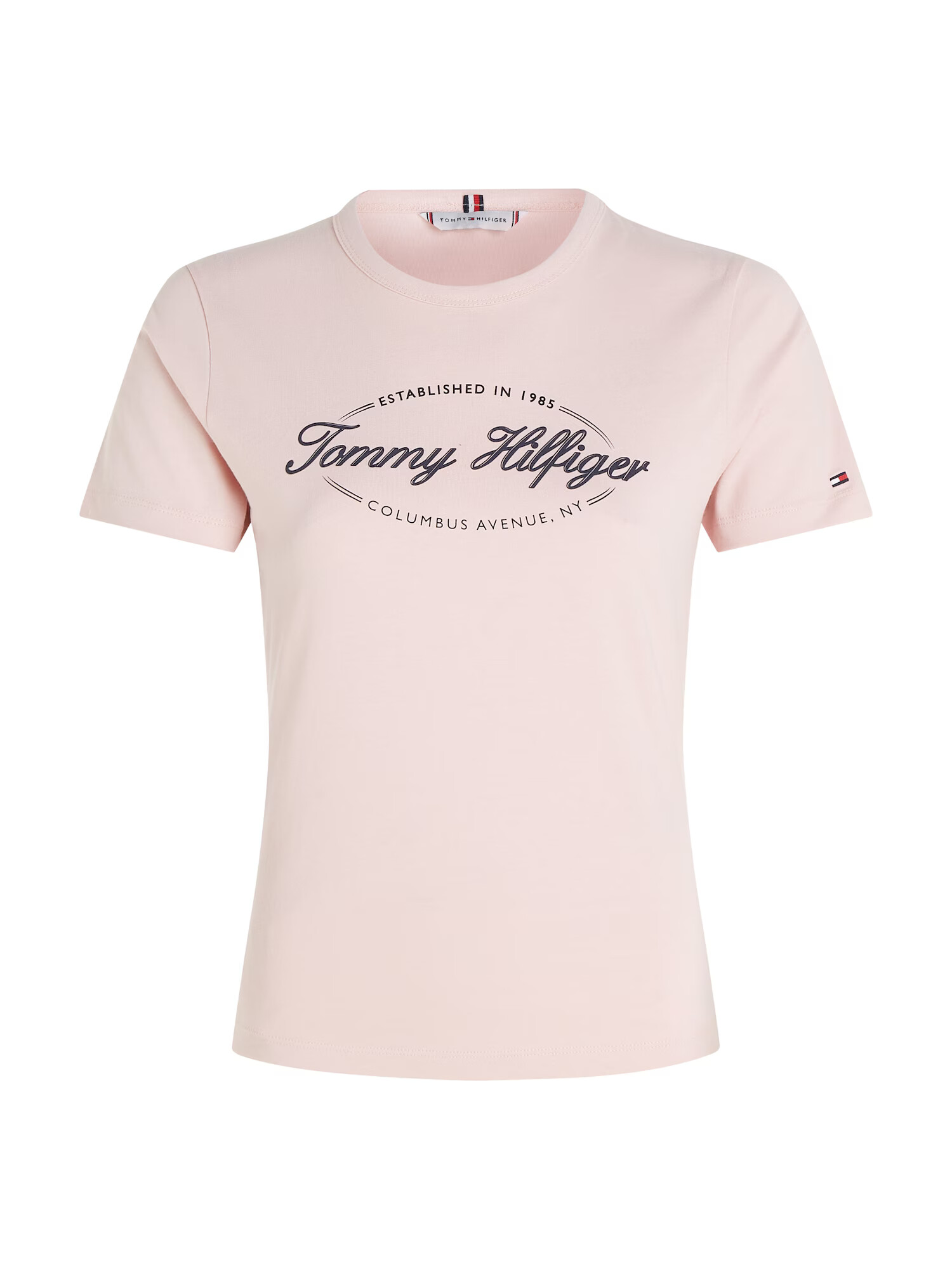 TOMMY HILFIGER Tricou albastru marin / roz deschis / negru - Pled.ro