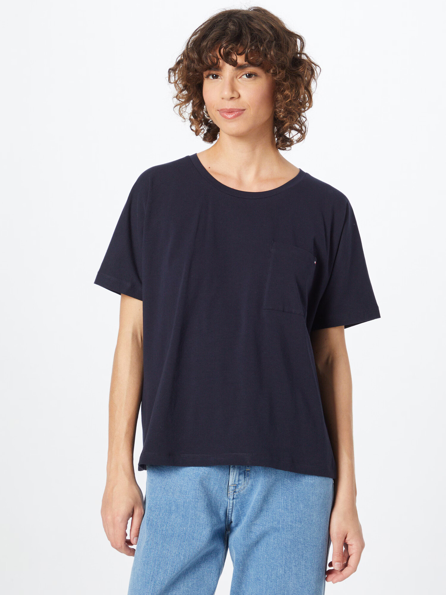 TOMMY HILFIGER Tricou albastru noapte - Pled.ro