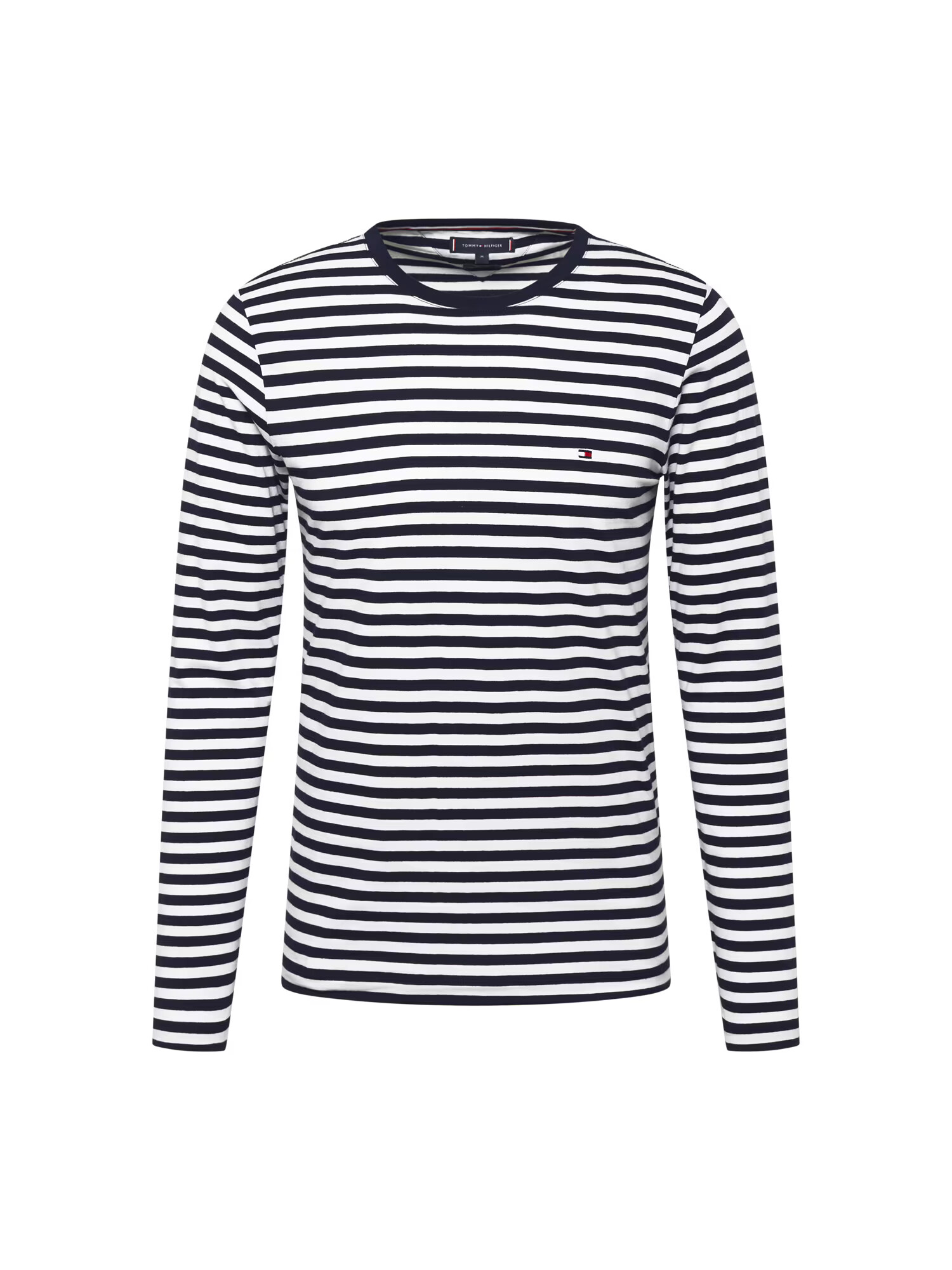 TOMMY HILFIGER Tricou albastru noapte / alb - Pled.ro