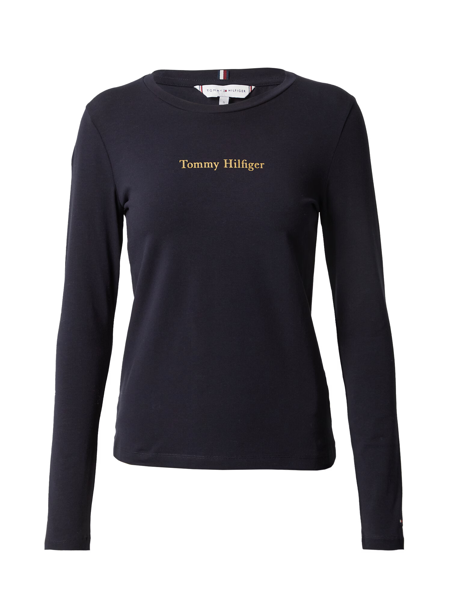 TOMMY HILFIGER Tricou albastru noapte / auriu / roșu / alb - Pled.ro