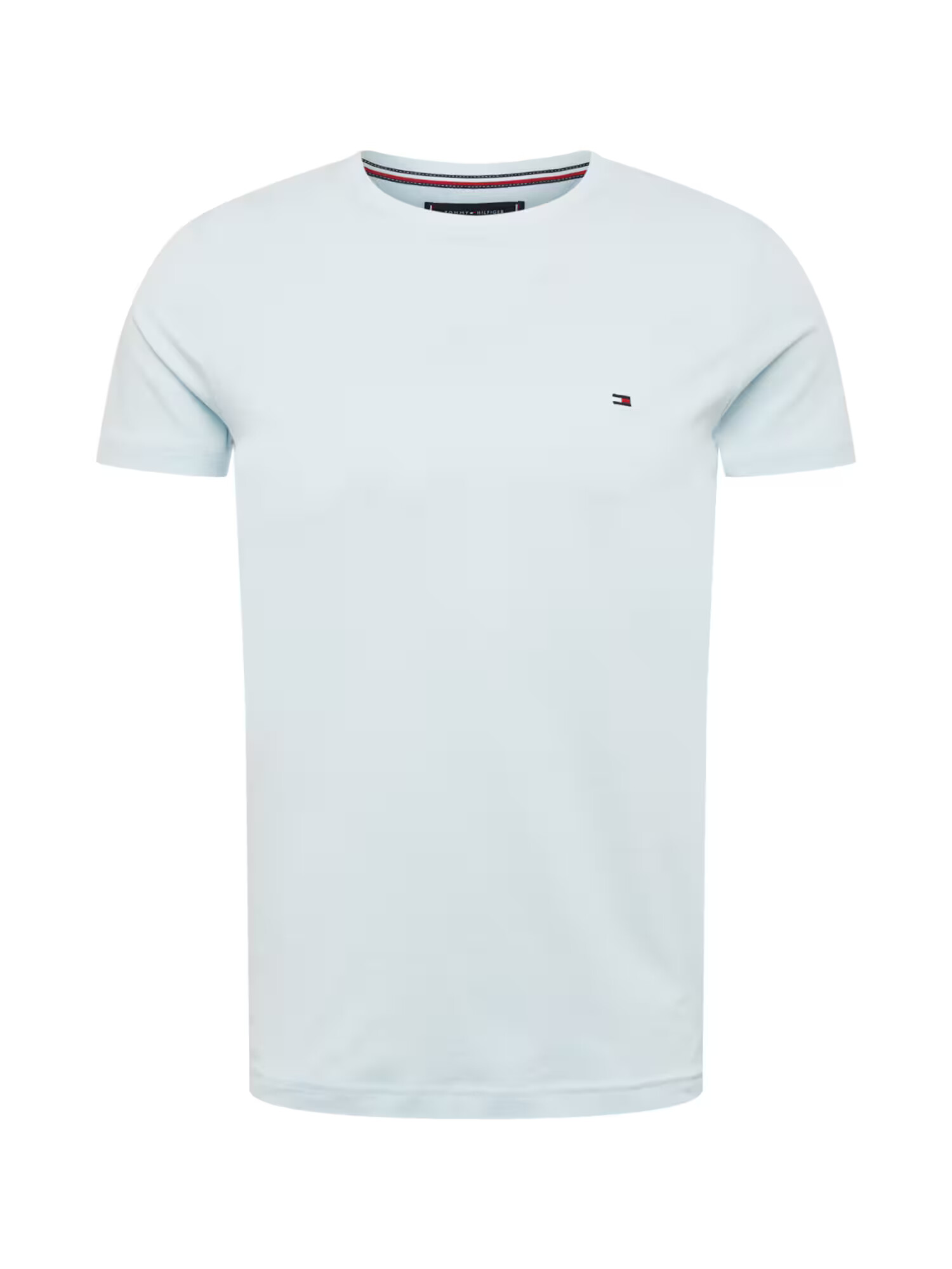 TOMMY HILFIGER Tricou albastru noapte / azur / roși aprins / alb - Pled.ro