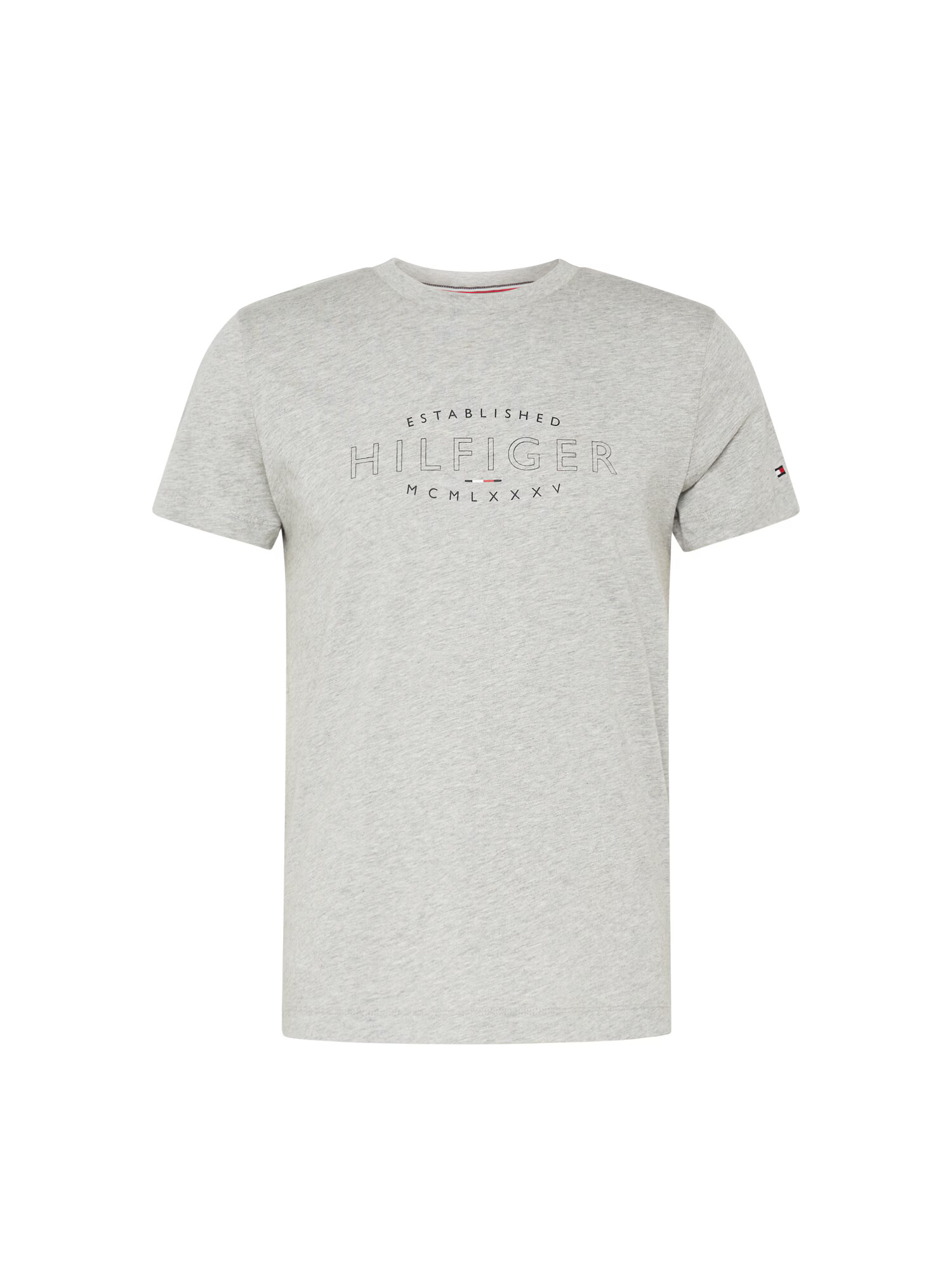 TOMMY HILFIGER Tricou albastru noapte / gri amestecat - Pled.ro