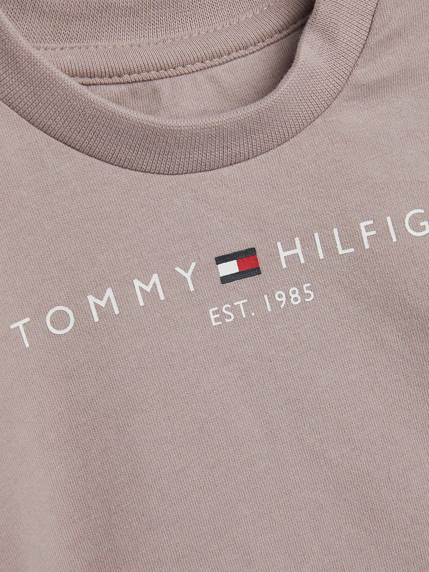 TOMMY HILFIGER Tricou albastru noapte / gri taupe / roși aprins / alb - Pled.ro