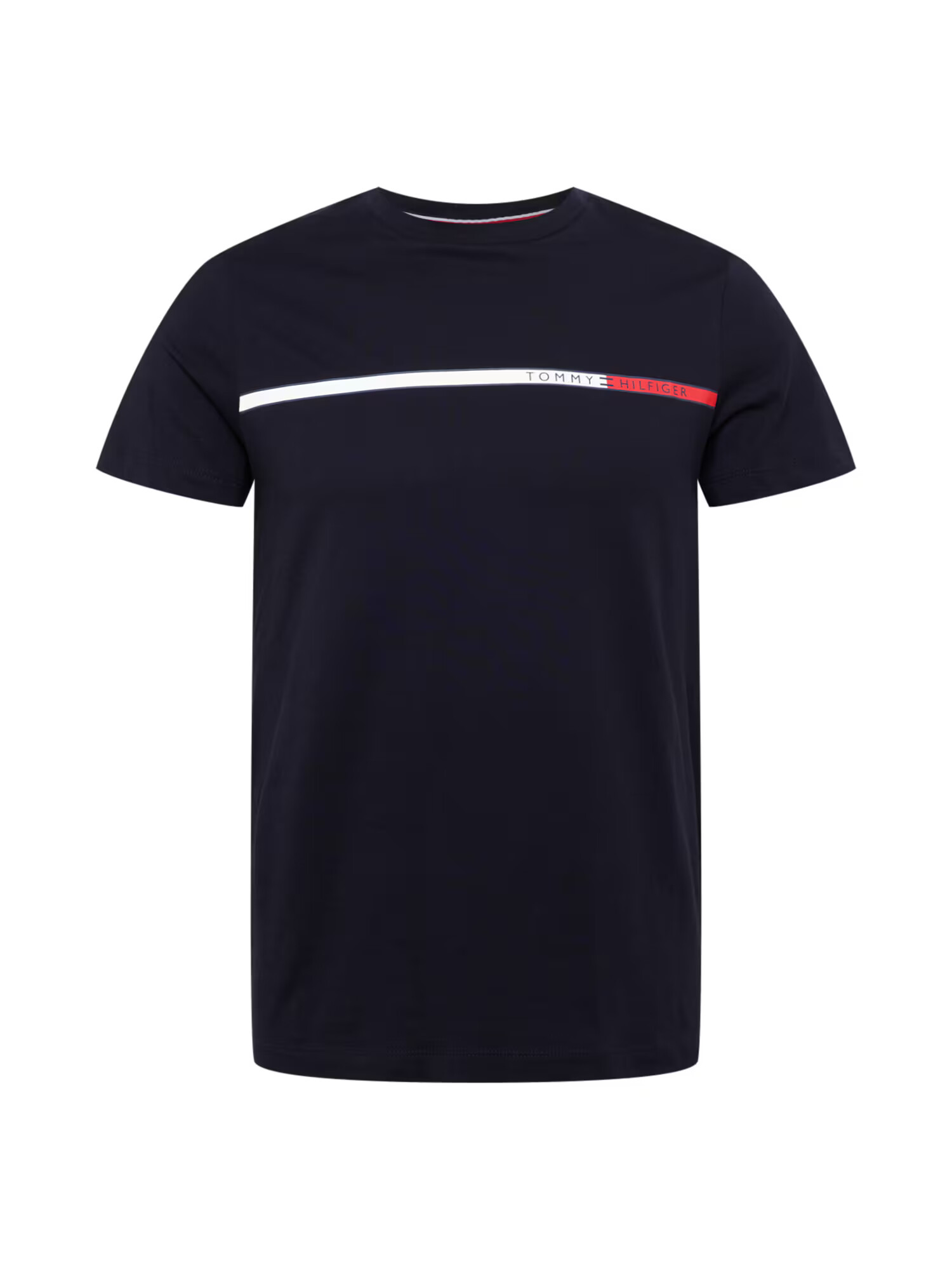 TOMMY HILFIGER Tricou albastru noapte / roșu / alb - Pled.ro