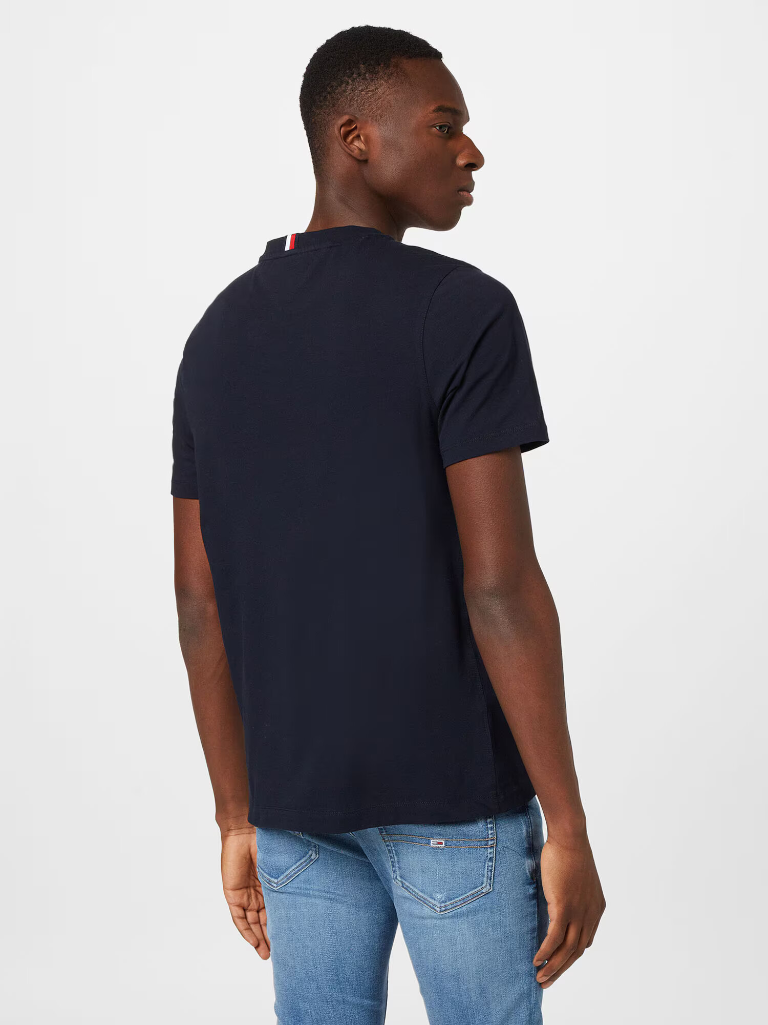 TOMMY HILFIGER Tricou albastru noapte / roșu / alb - Pled.ro