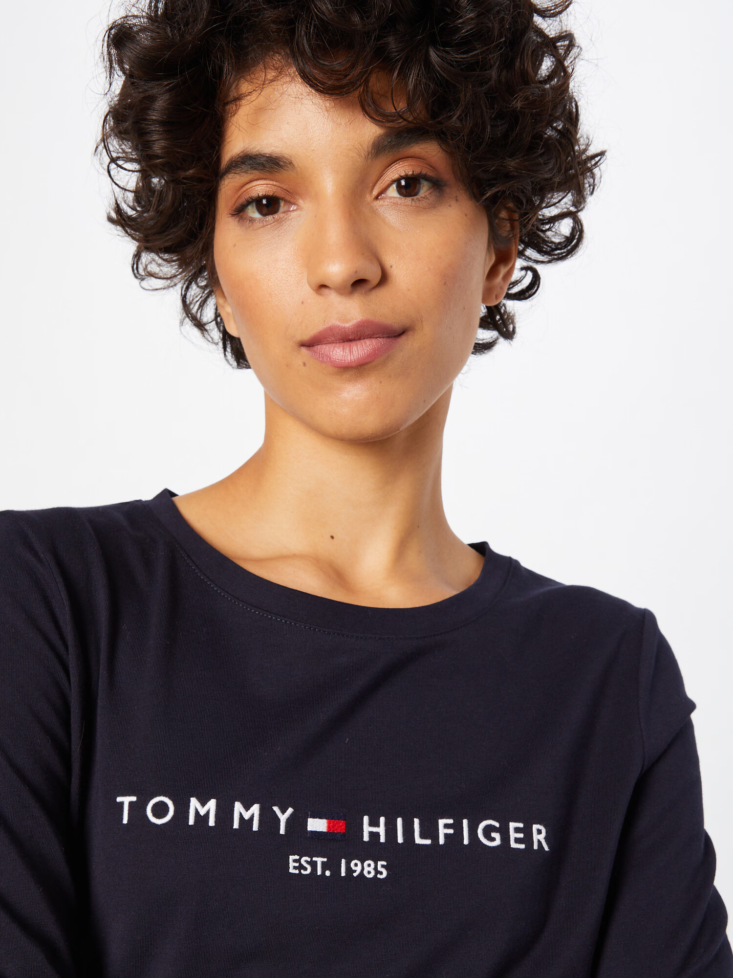 TOMMY HILFIGER Tricou albastru noapte / roșu / alb - Pled.ro