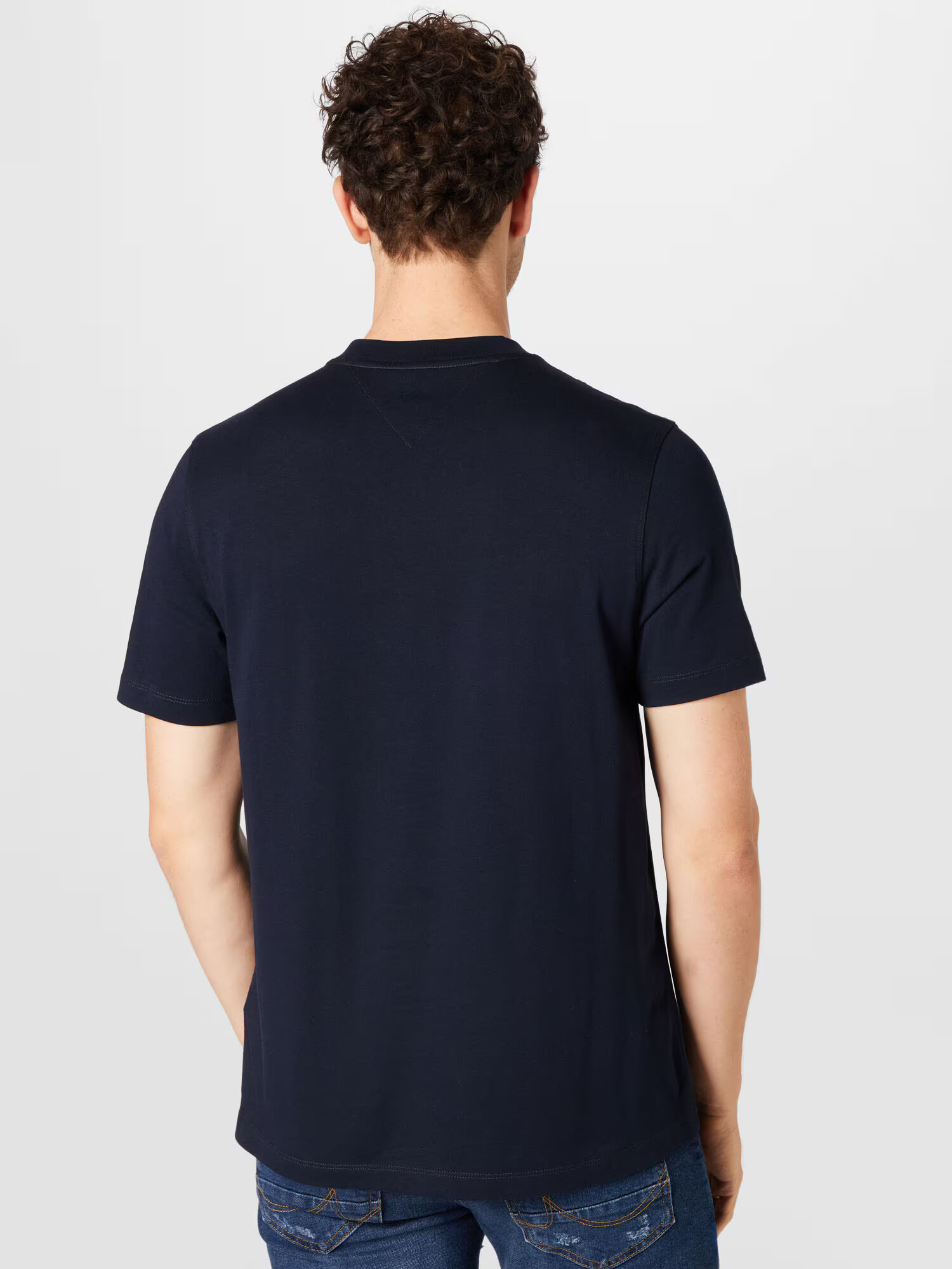 TOMMY HILFIGER Tricou albastru noapte / roșu carmin / alb - Pled.ro