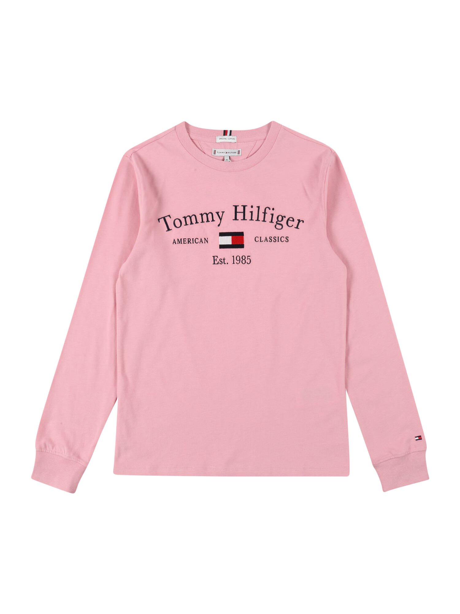 TOMMY HILFIGER Tricou albastru noapte / roz / roși aprins / alb - Pled.ro