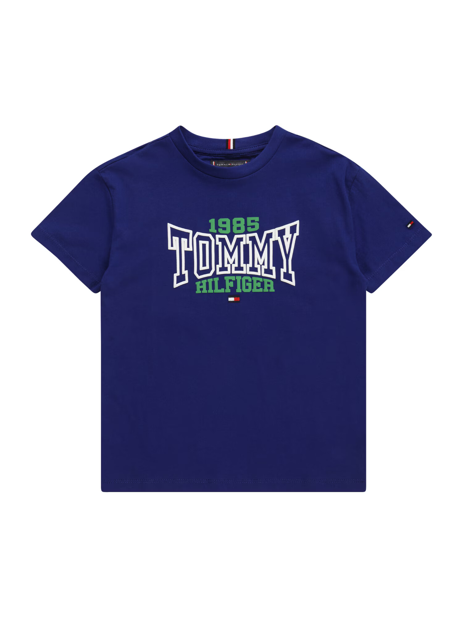 TOMMY HILFIGER Tricou albastru / verde / alb - Pled.ro