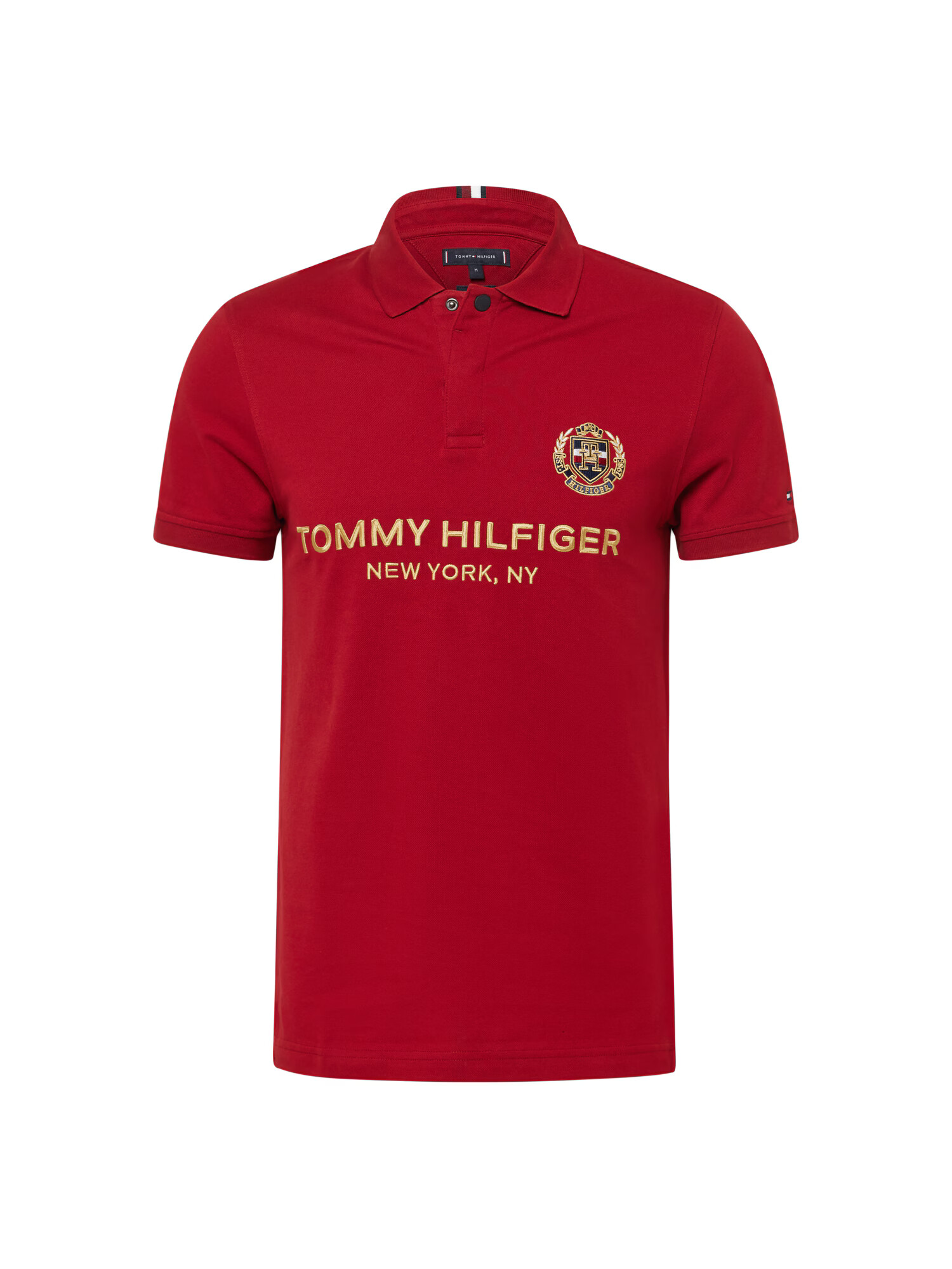 TOMMY HILFIGER Tricou auriu / roșu - Pled.ro