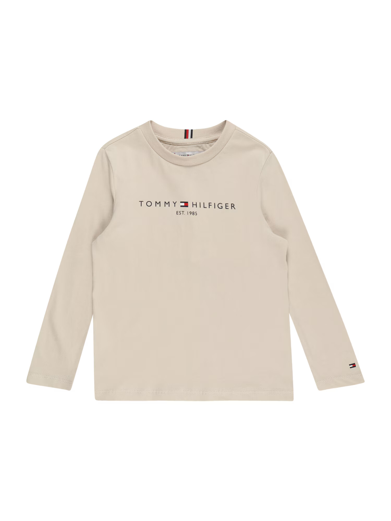 TOMMY HILFIGER Tricou bej / bleumarin / roșu / alb - Pled.ro