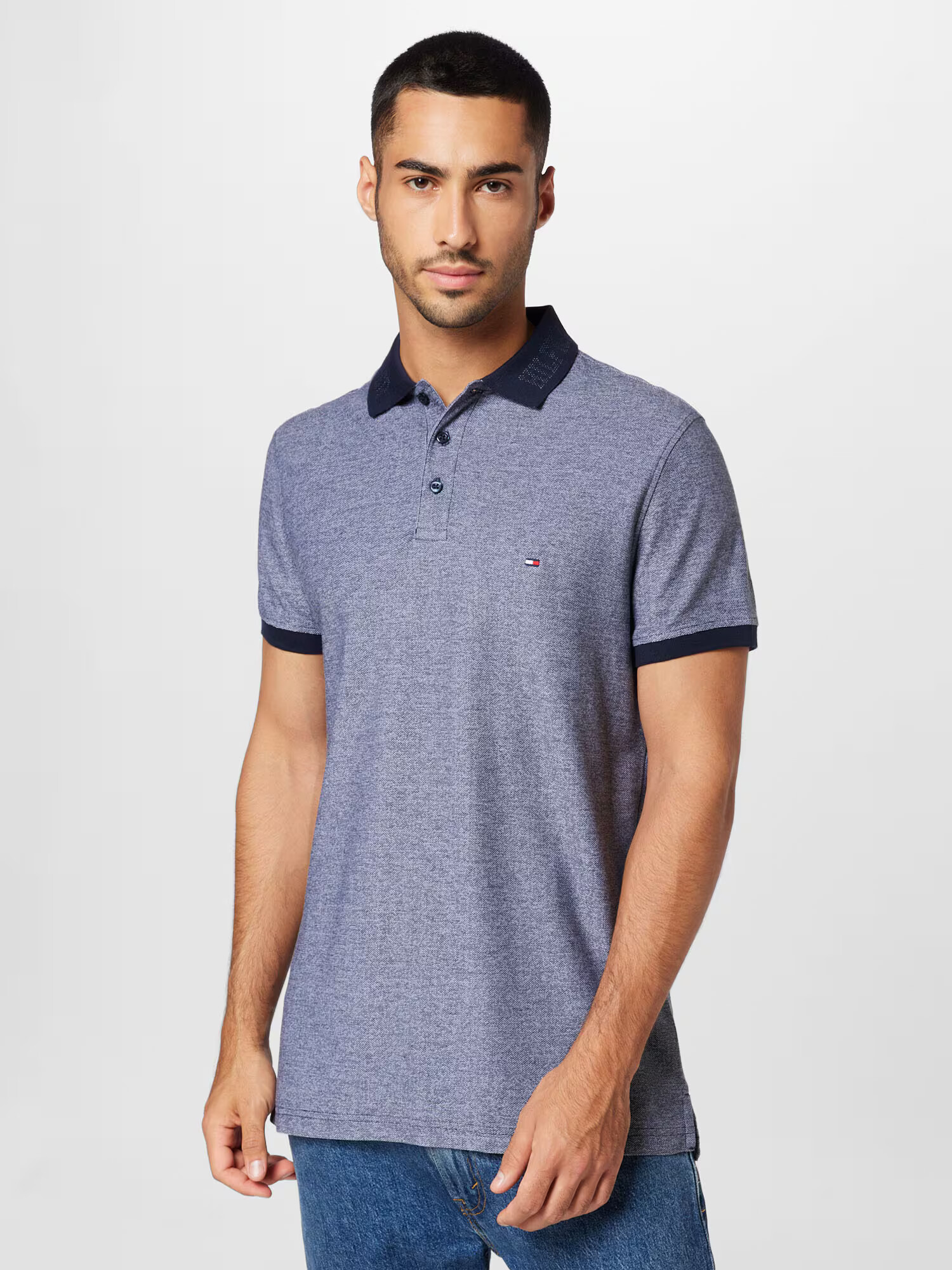 TOMMY HILFIGER Tricou bleumarin - Pled.ro