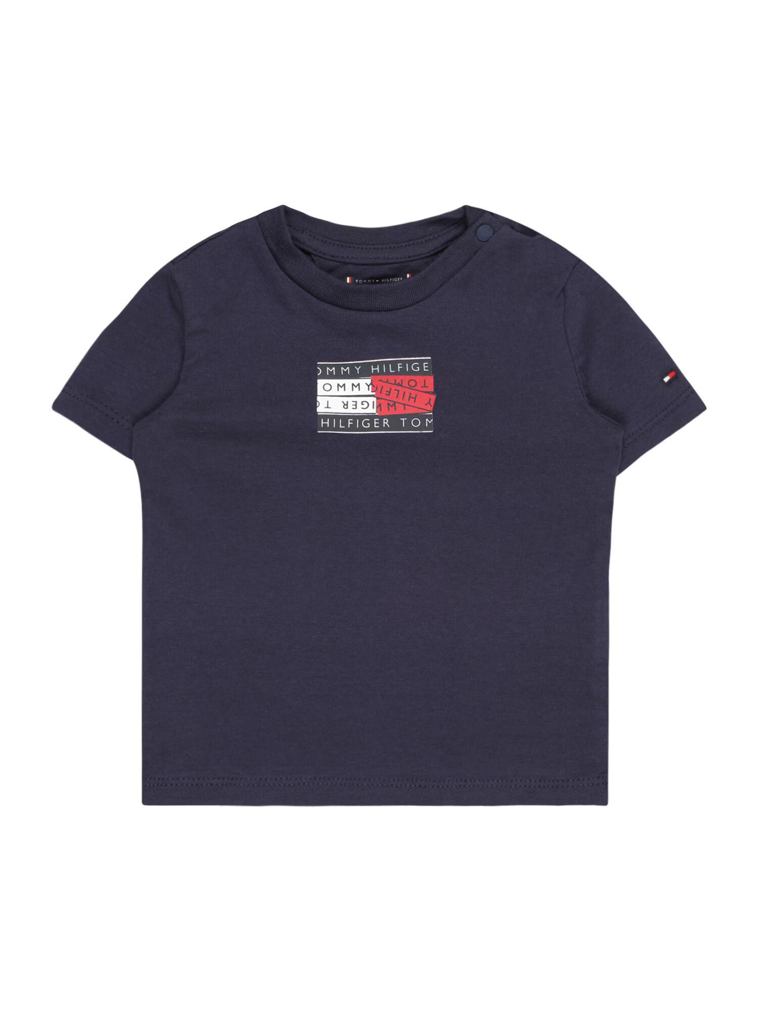 TOMMY HILFIGER Tricou bleumarin - Pled.ro