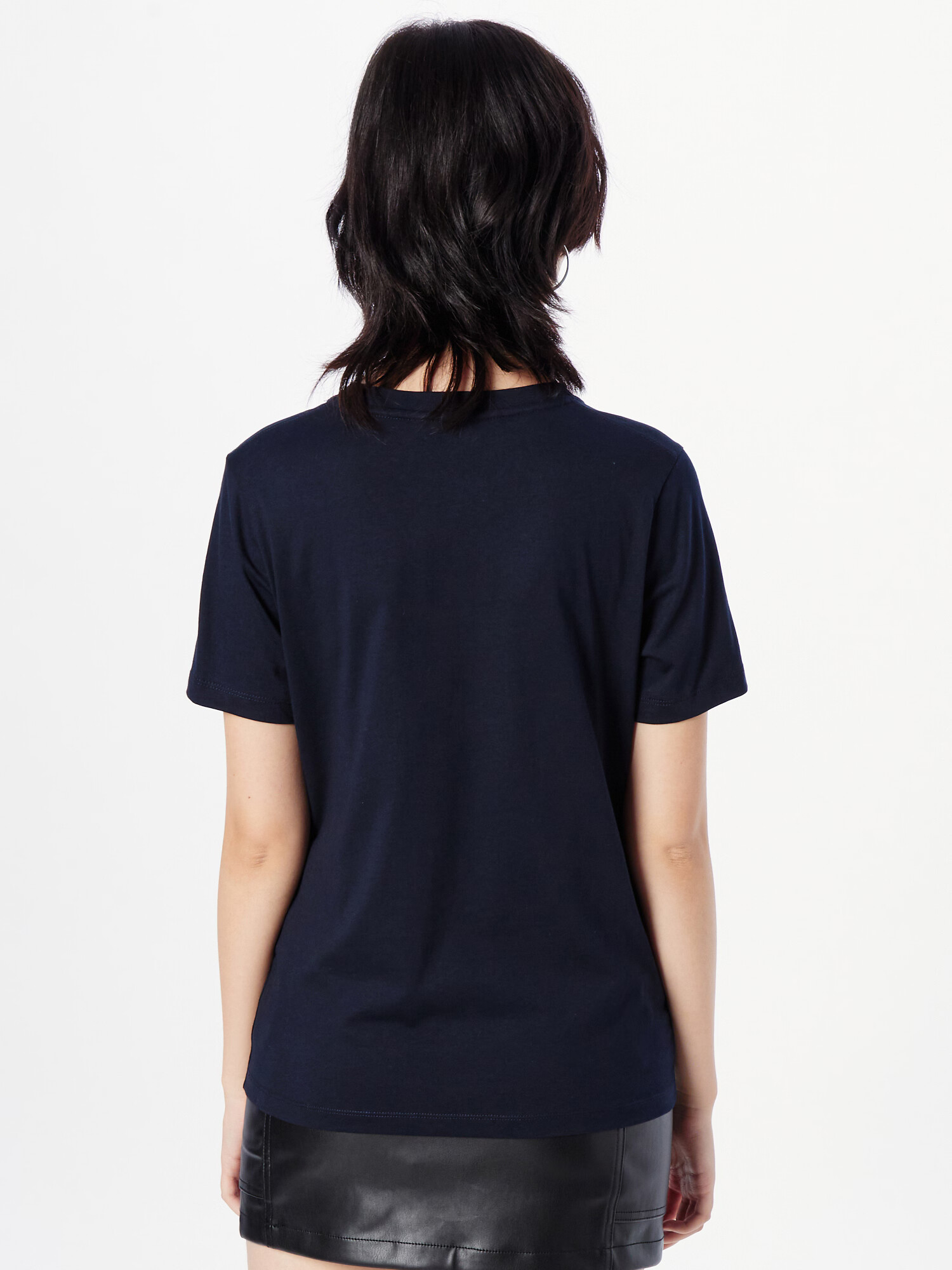 TOMMY HILFIGER Tricou bleumarin / alb - Pled.ro