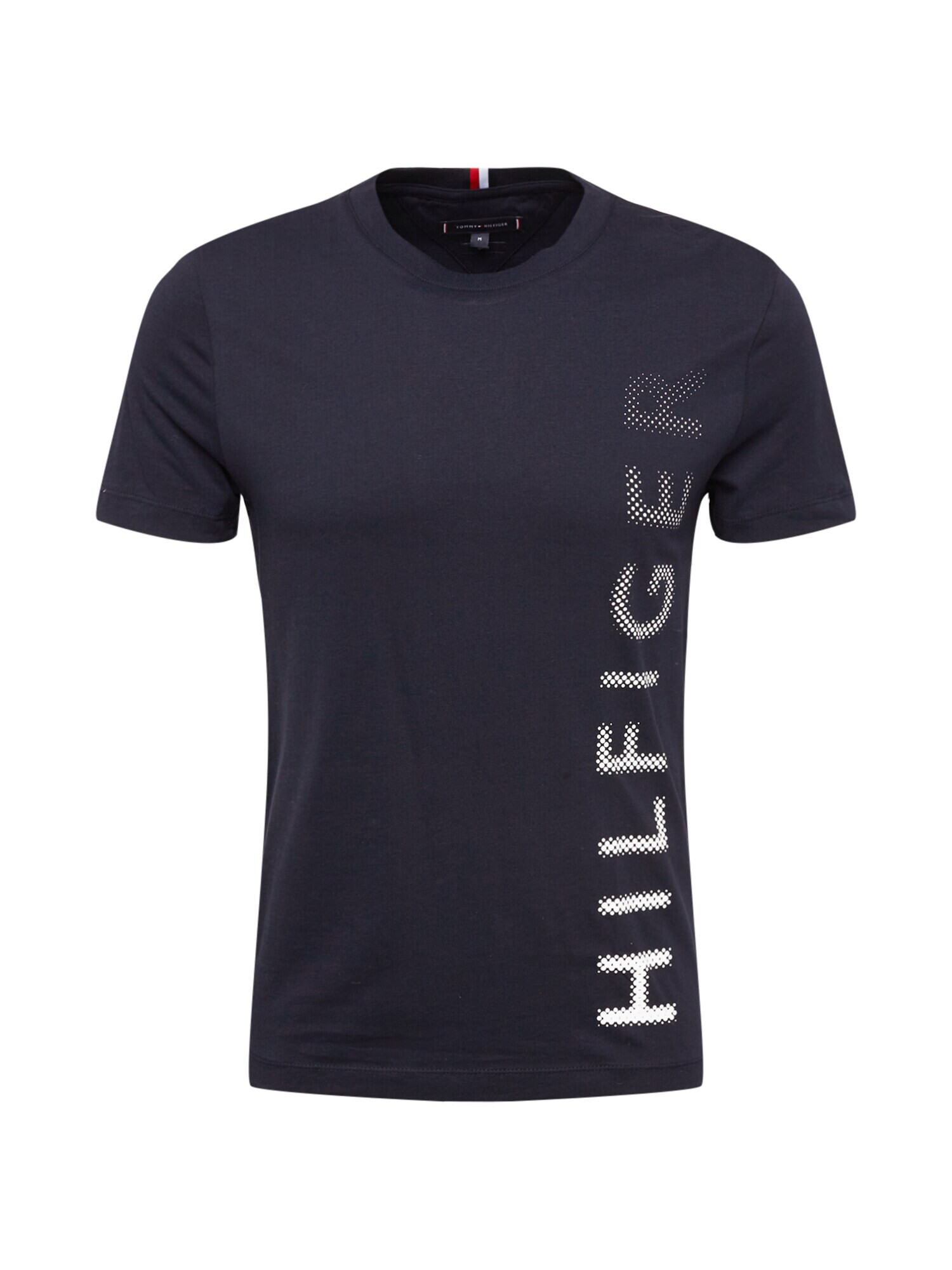 TOMMY HILFIGER Tricou bleumarin / alb - Pled.ro