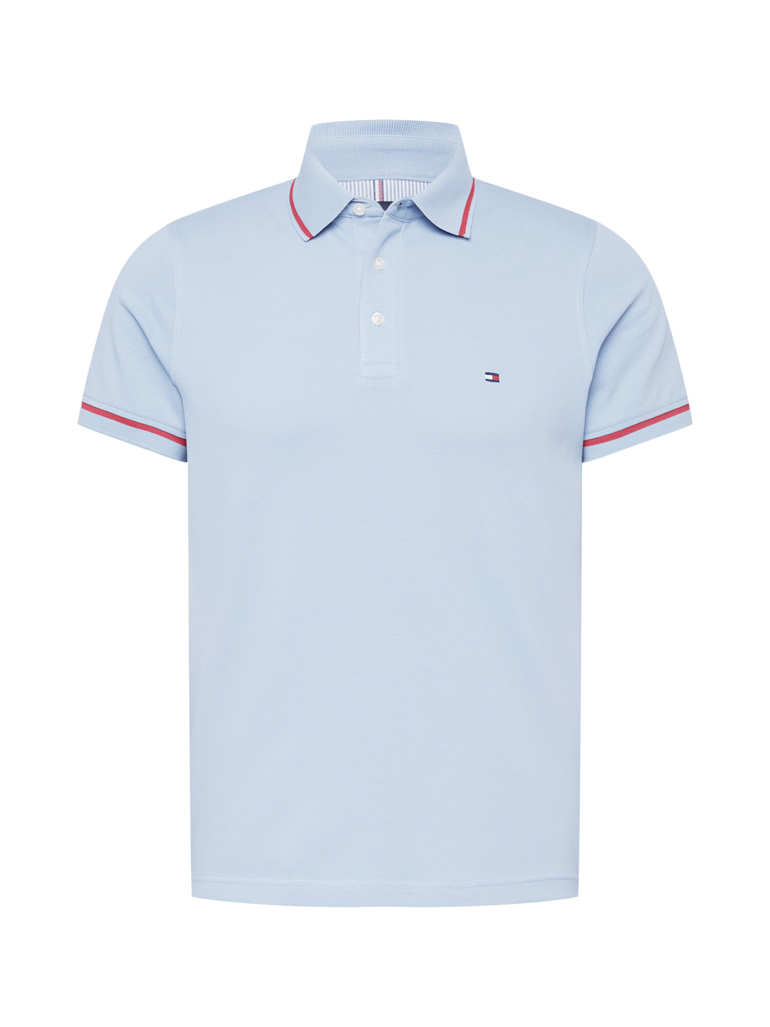 TOMMY HILFIGER Tricou bleumarin / albastru deschis / roșu - Pled.ro