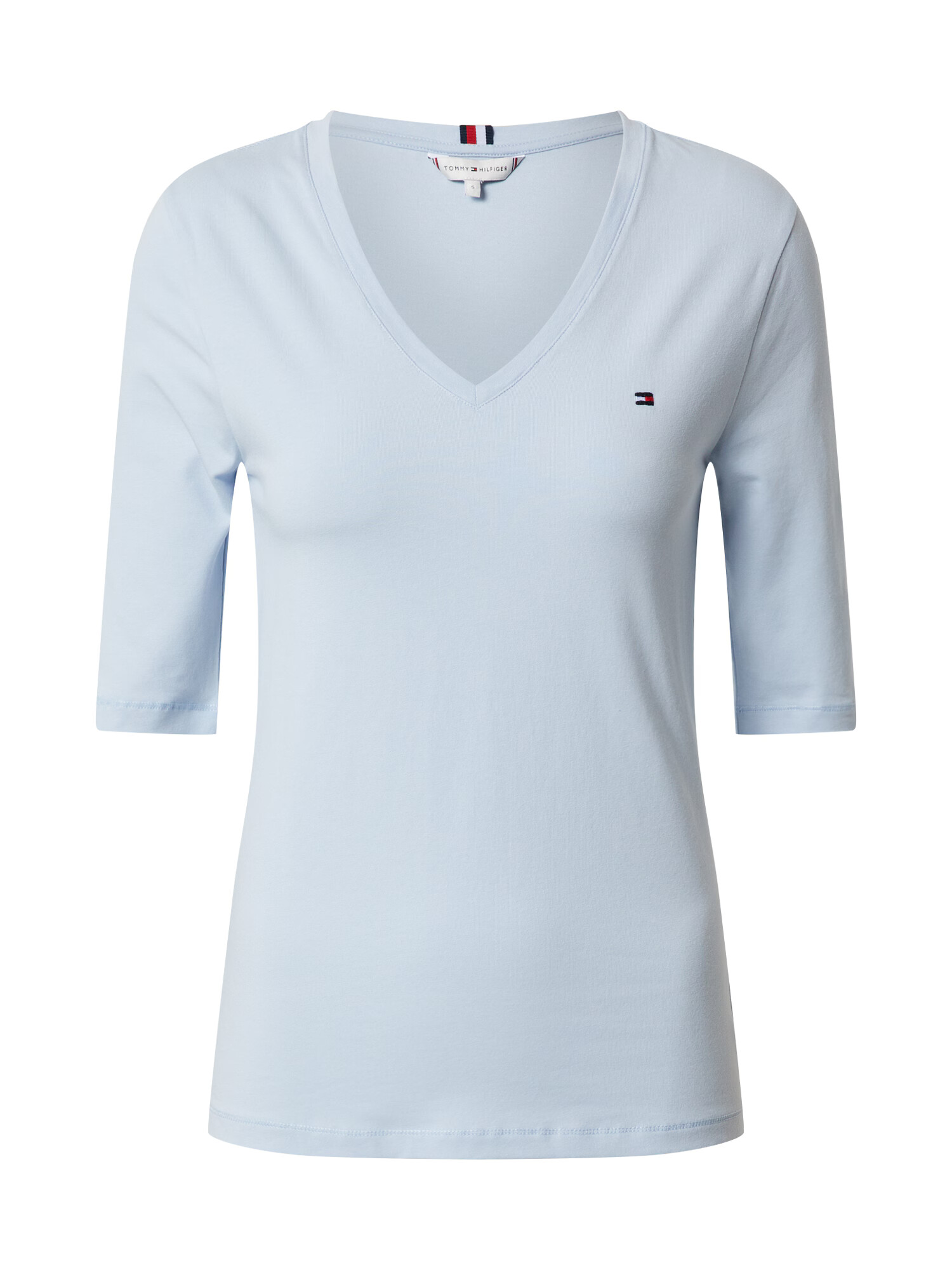 TOMMY HILFIGER Tricou bleumarin / albastru deschis / roșu / alb - Pled.ro