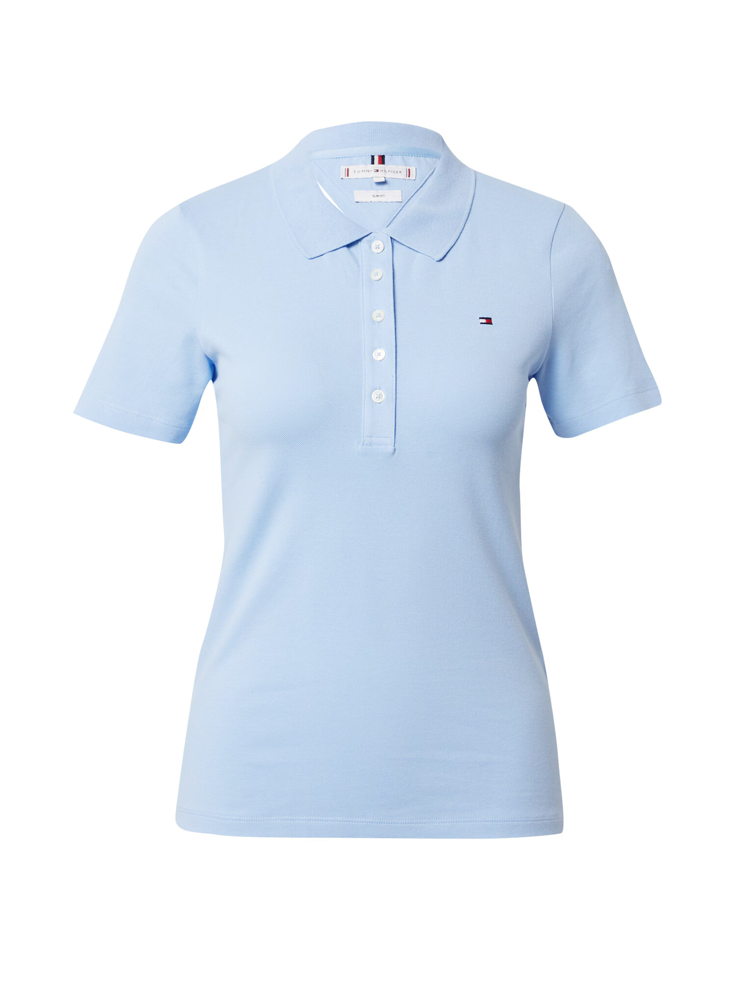 TOMMY HILFIGER Tricou bleumarin / albastru deschis / roșu / alb - Pled.ro