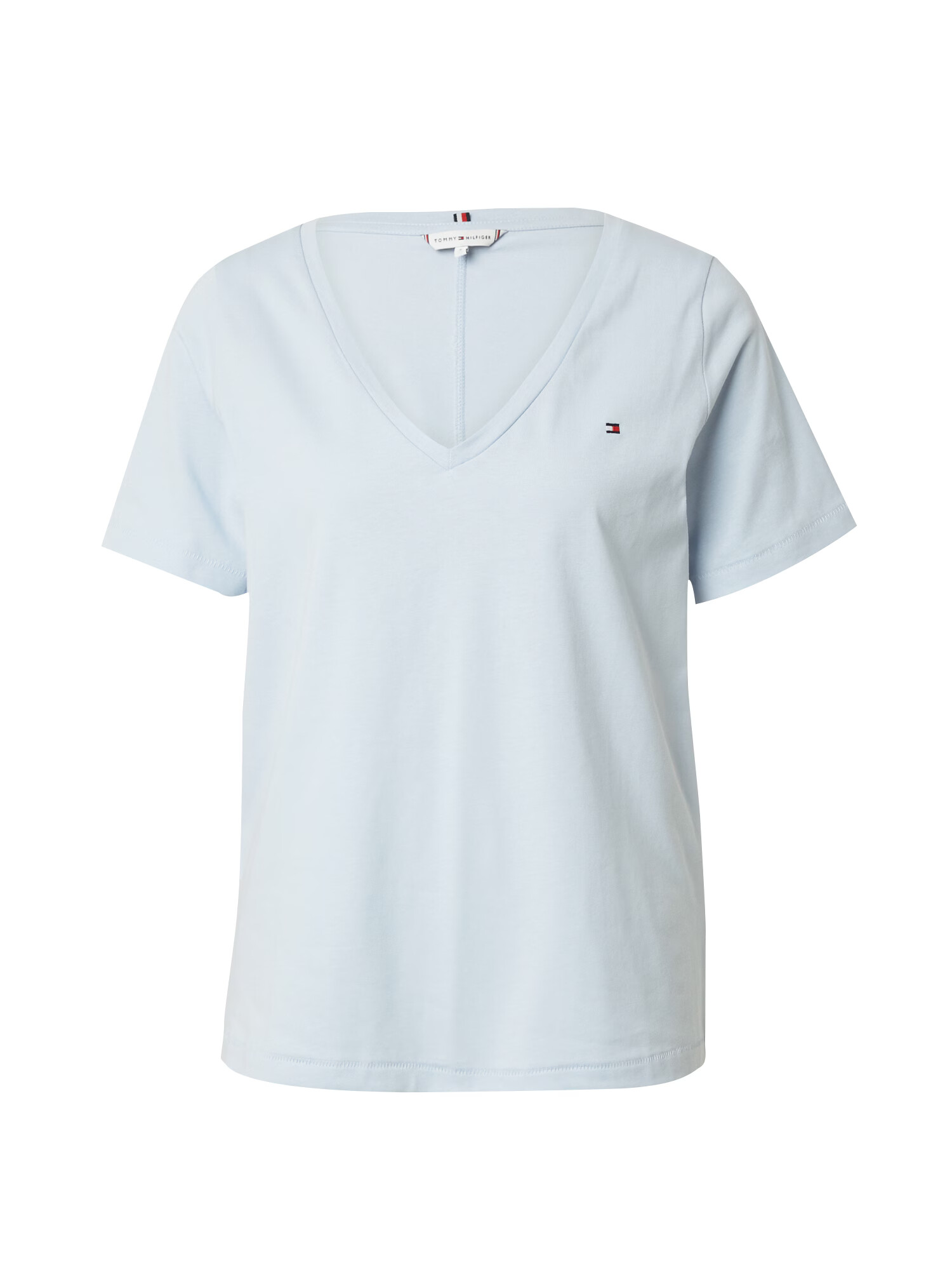 TOMMY HILFIGER Tricou bleumarin / albastru deschis / roșu / alb - Pled.ro