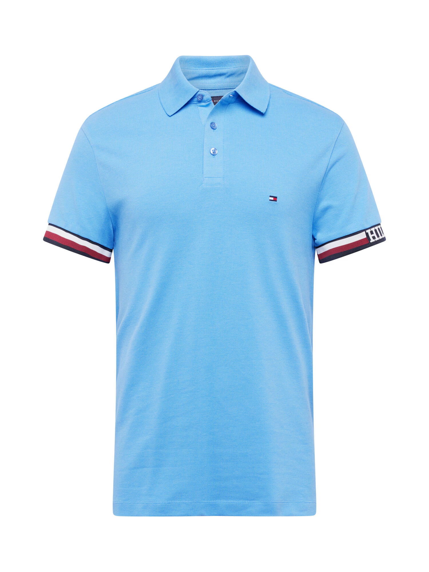 TOMMY HILFIGER Tricou bleumarin / albastru deschis / roșu / alb - Pled.ro