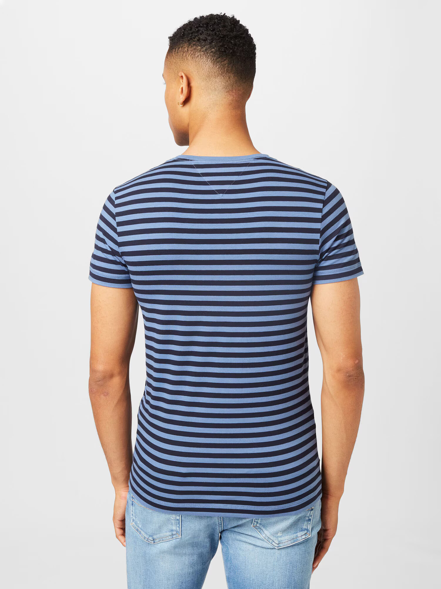 TOMMY HILFIGER Tricou bleumarin / albastru fumuriu / roșu / alb - Pled.ro