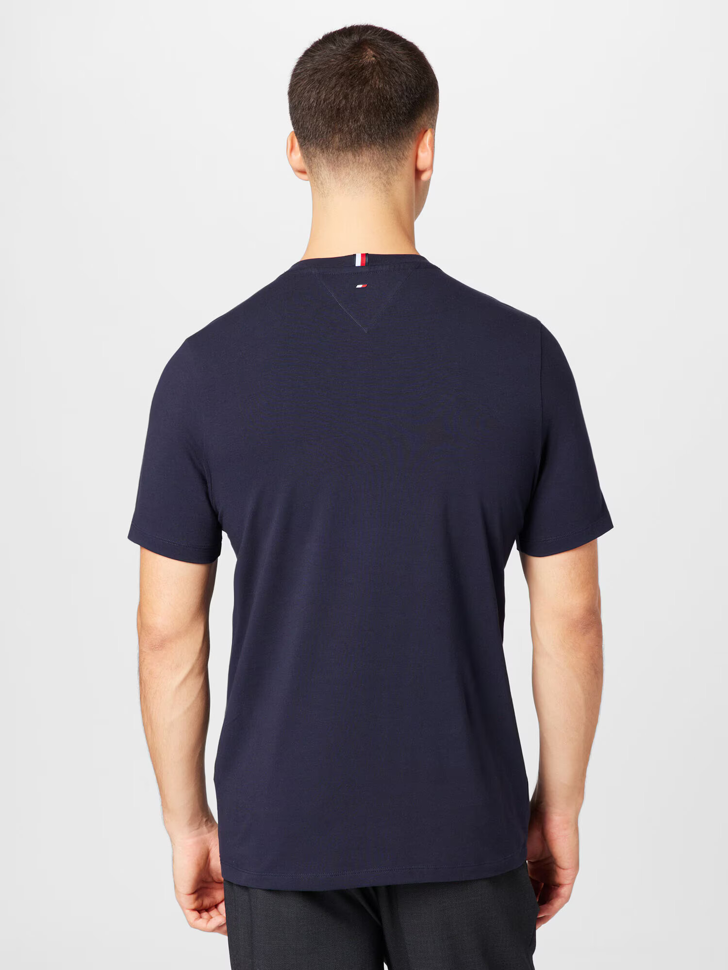 TOMMY HILFIGER Tricou bleumarin / albastru gențiană / roșu intens / alb - Pled.ro