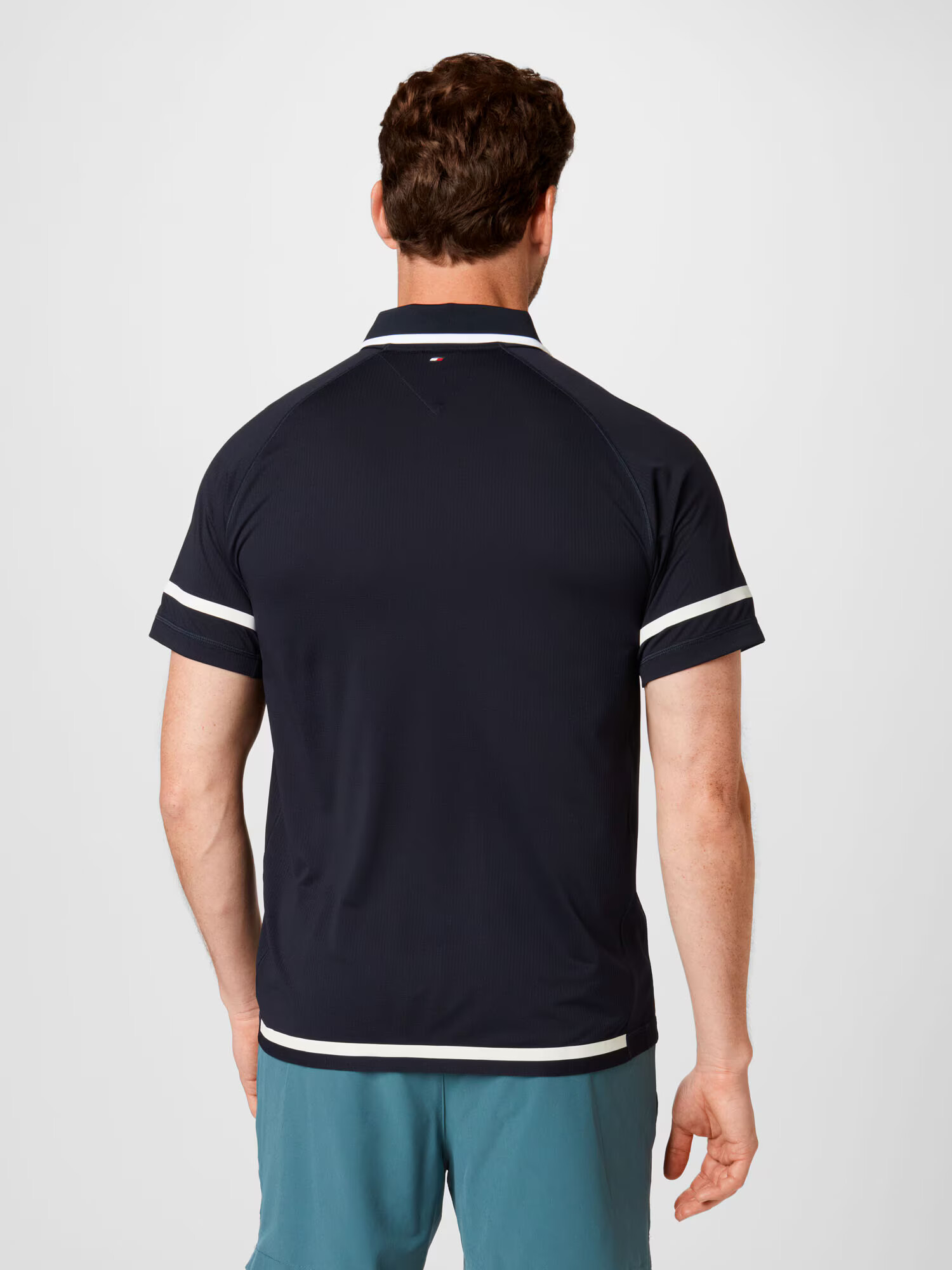 TOMMY HILFIGER Tricou bleumarin / albastru închis / roșu / alb - Pled.ro