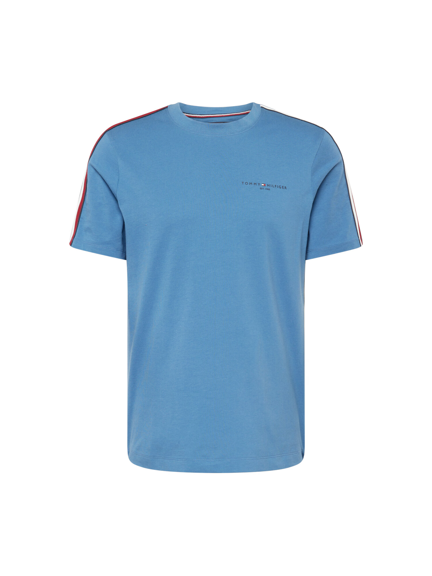 TOMMY HILFIGER Tricou bleumarin / albastru porumbel / roșu / alb - Pled.ro