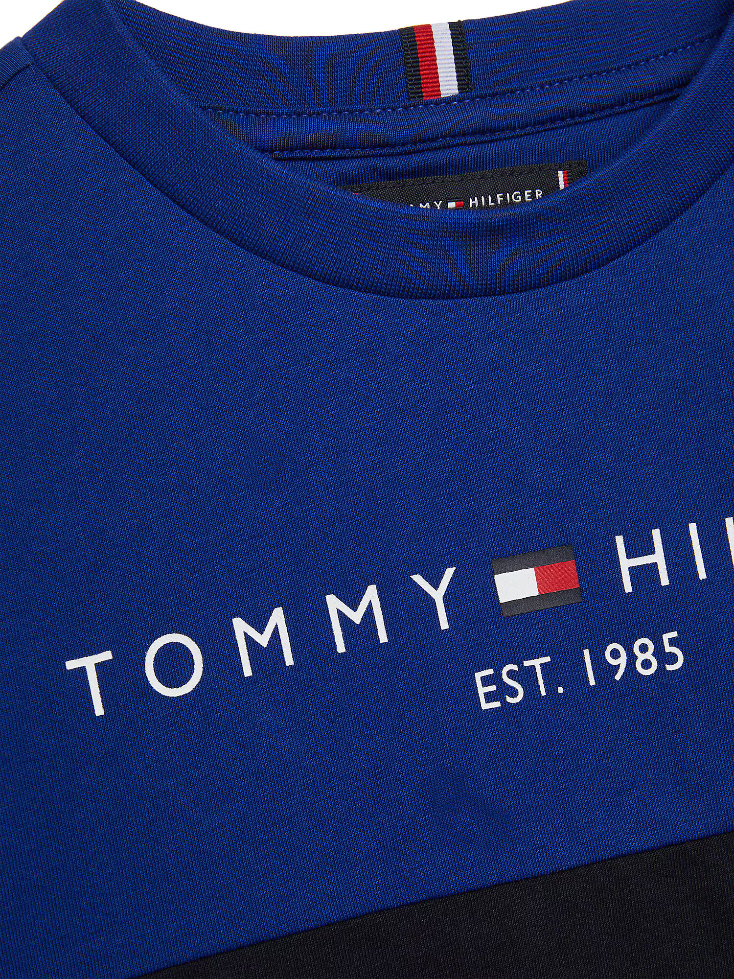 TOMMY HILFIGER Tricou bleumarin / albastru ultramarin / roșu intens / alb - Pled.ro