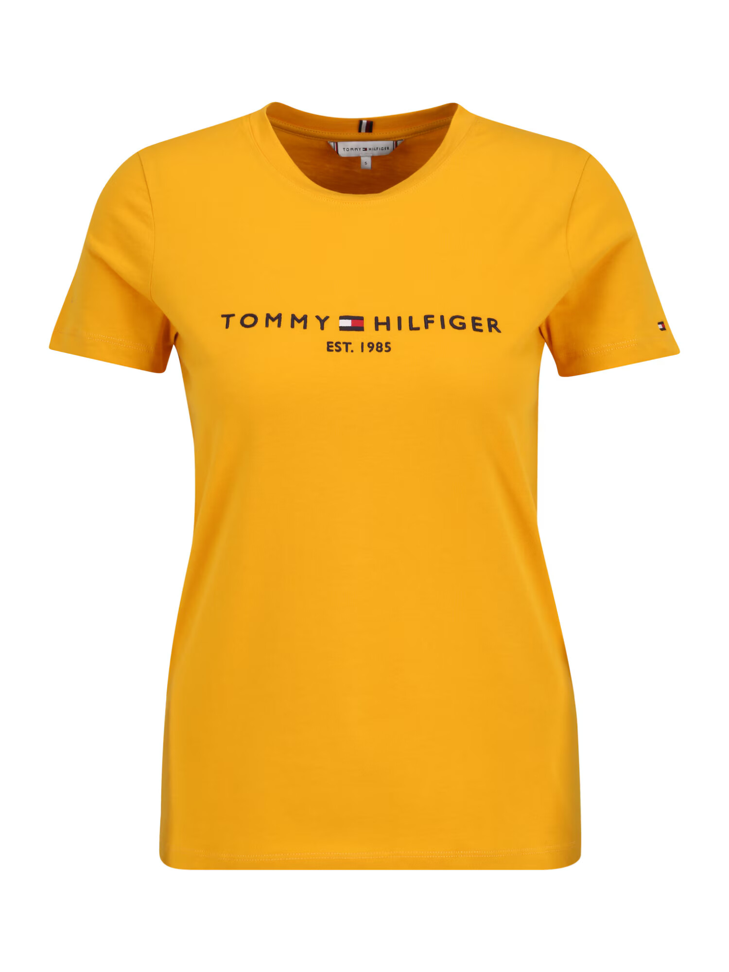 TOMMY HILFIGER Tricou bleumarin / galben auriu / roșu / alb - Pled.ro