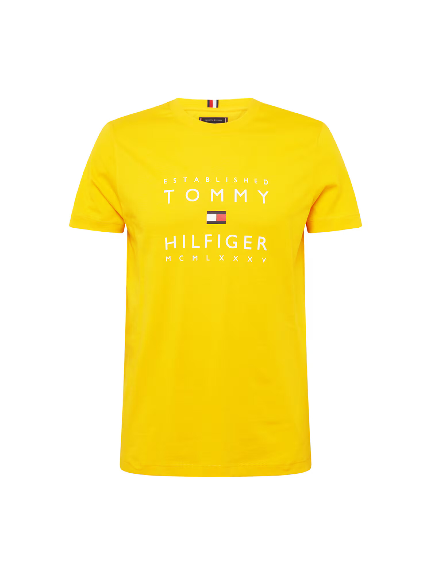 TOMMY HILFIGER Tricou bleumarin / galben / roșu / alb - Pled.ro