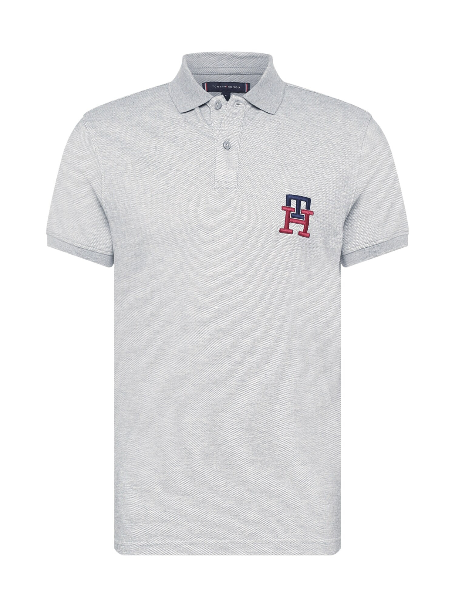 TOMMY HILFIGER Tricou bleumarin / gri amestecat / roşu închis - Pled.ro