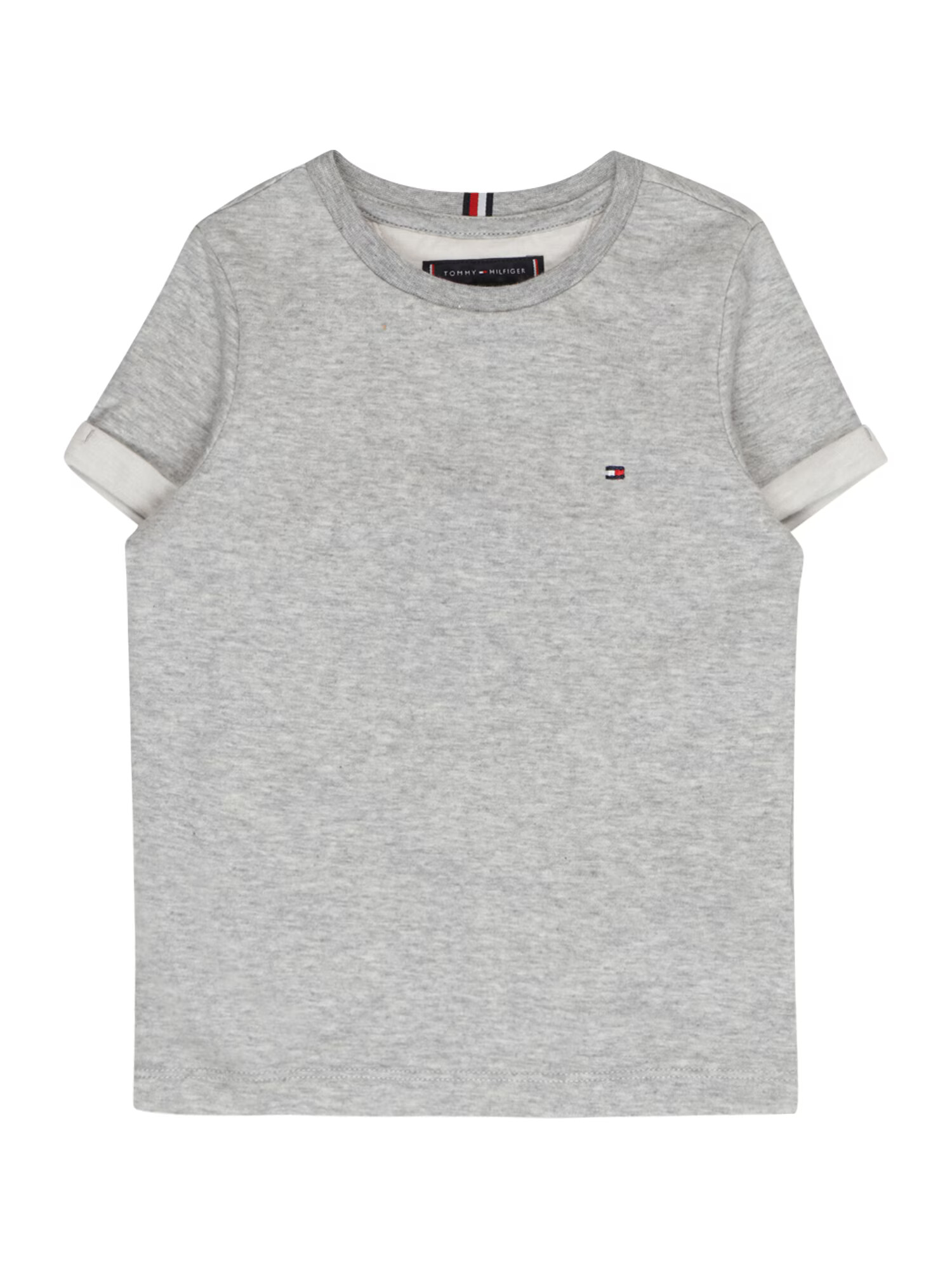 TOMMY HILFIGER Tricou bleumarin / gri deschis / roșu / alb - Pled.ro