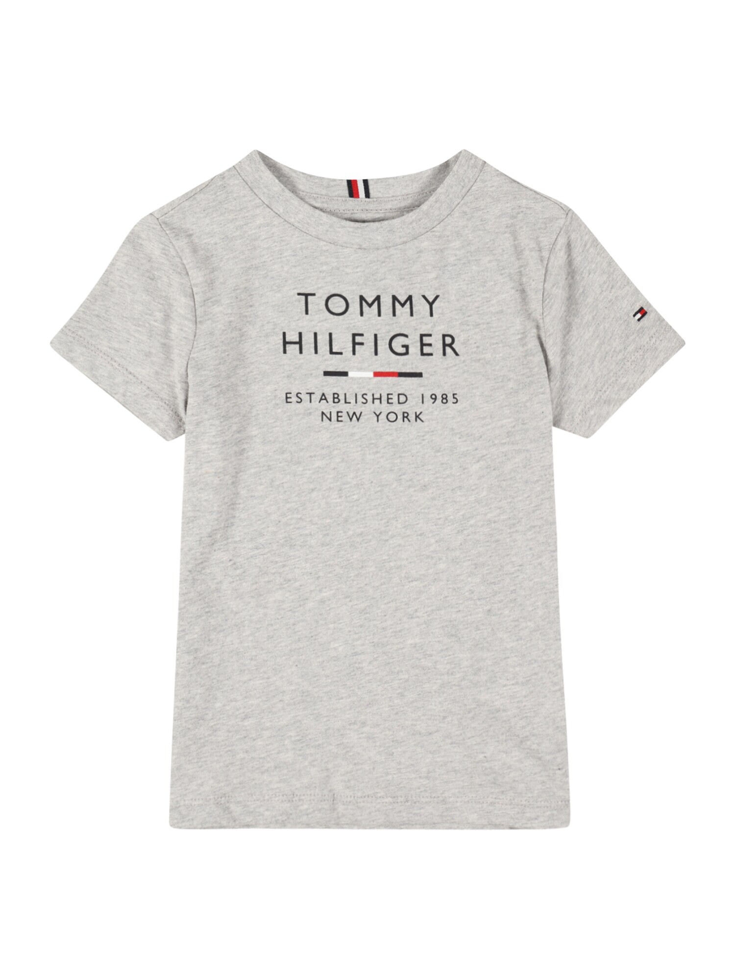 TOMMY HILFIGER Tricou bleumarin / gri deschis / roșu / alb - Pled.ro