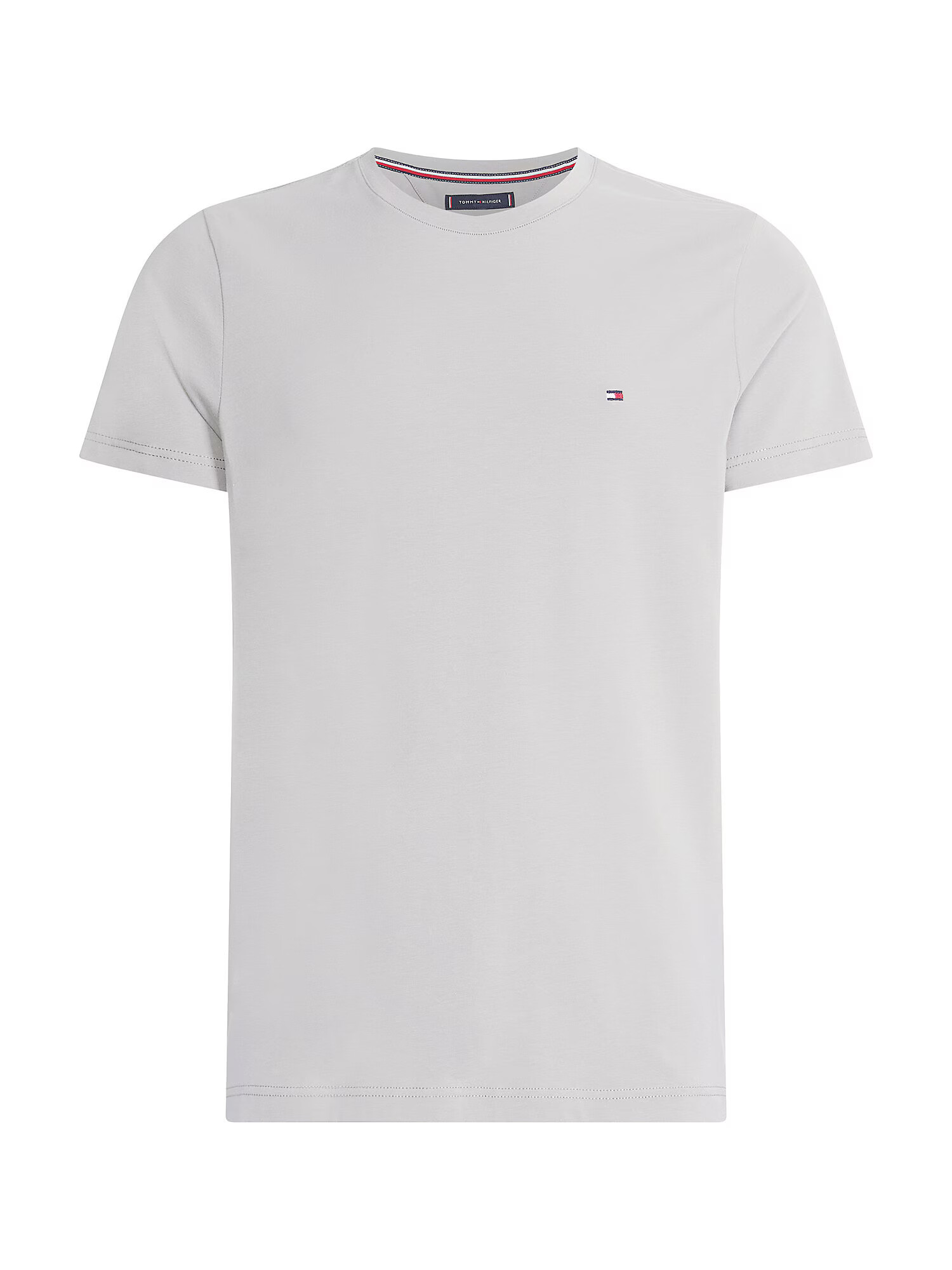 TOMMY HILFIGER Tricou bleumarin / gri piatră / roșu / alb - Pled.ro