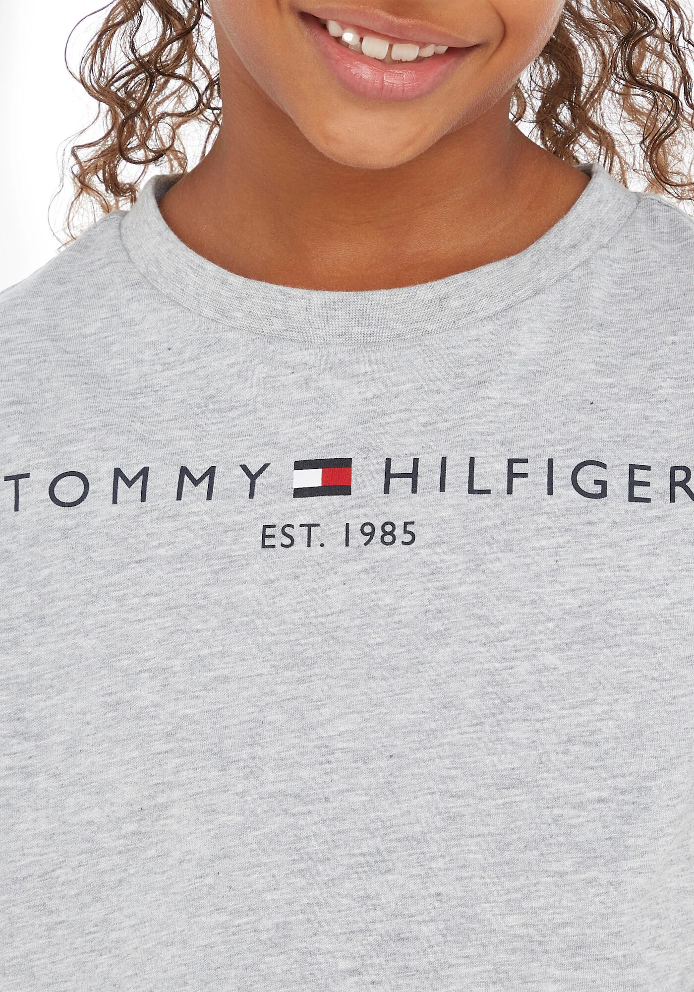 TOMMY HILFIGER Tricou bleumarin / gri / roșu / alb - Pled.ro