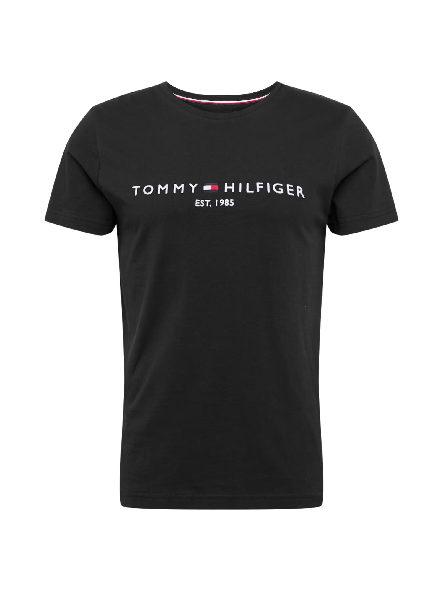 TOMMY HILFIGER Tricou bleumarin / negru / alb - Pled.ro