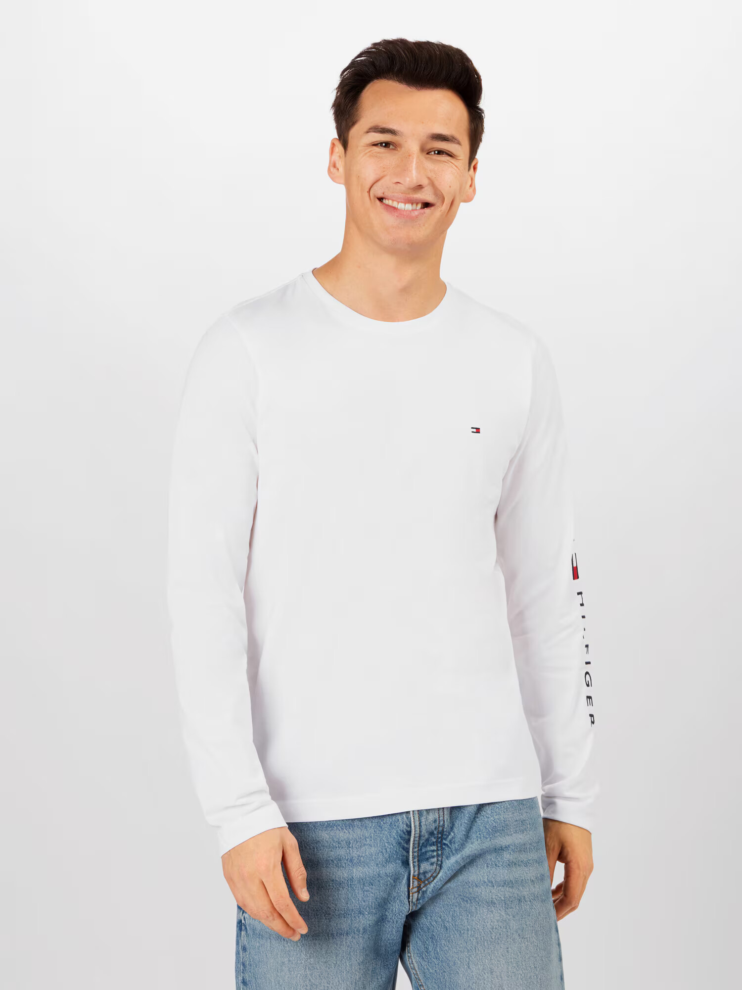 TOMMY HILFIGER Tricou bleumarin / roșu / alb - Pled.ro