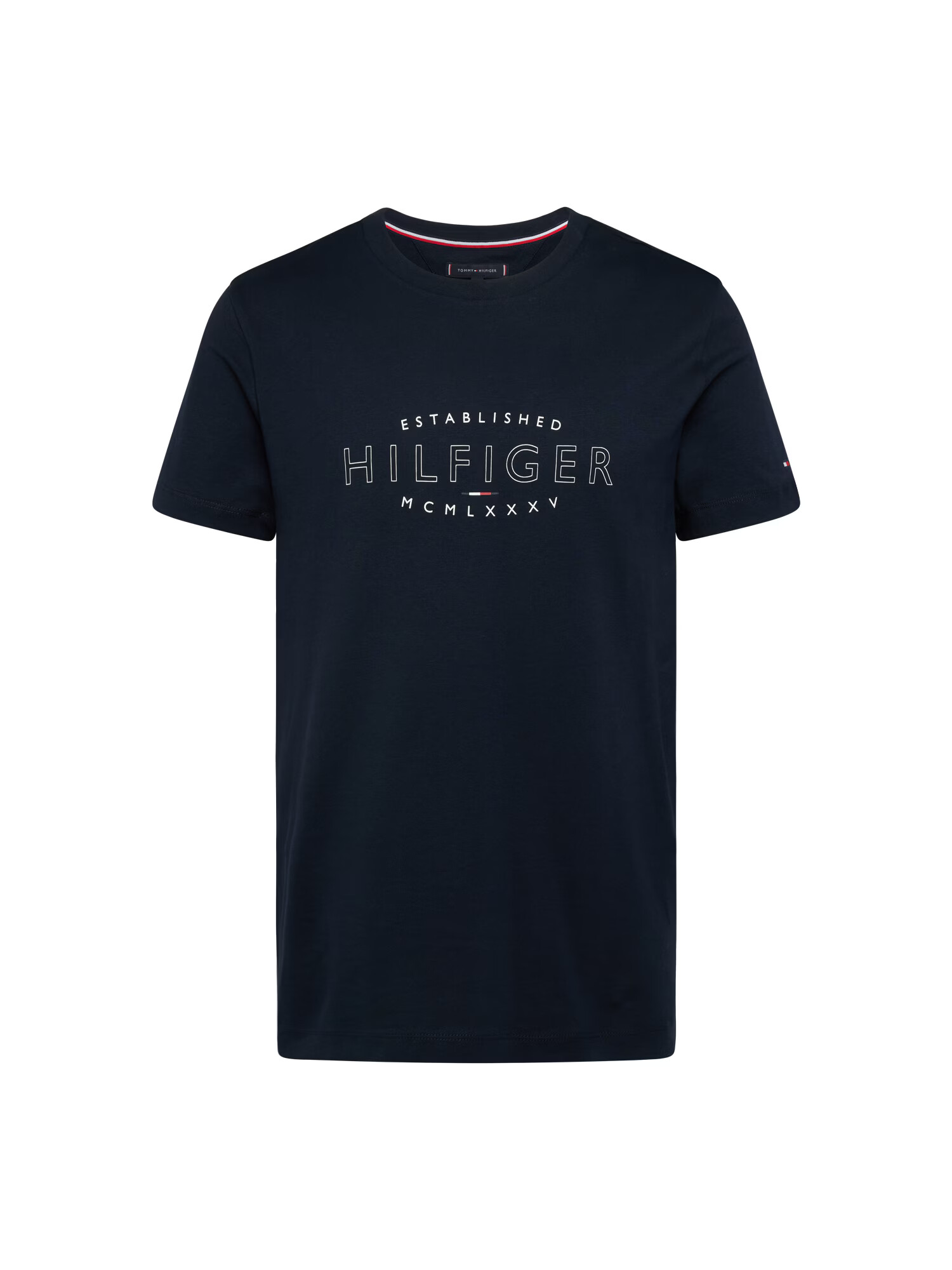 TOMMY HILFIGER Tricou bleumarin / roșu / alb - Pled.ro