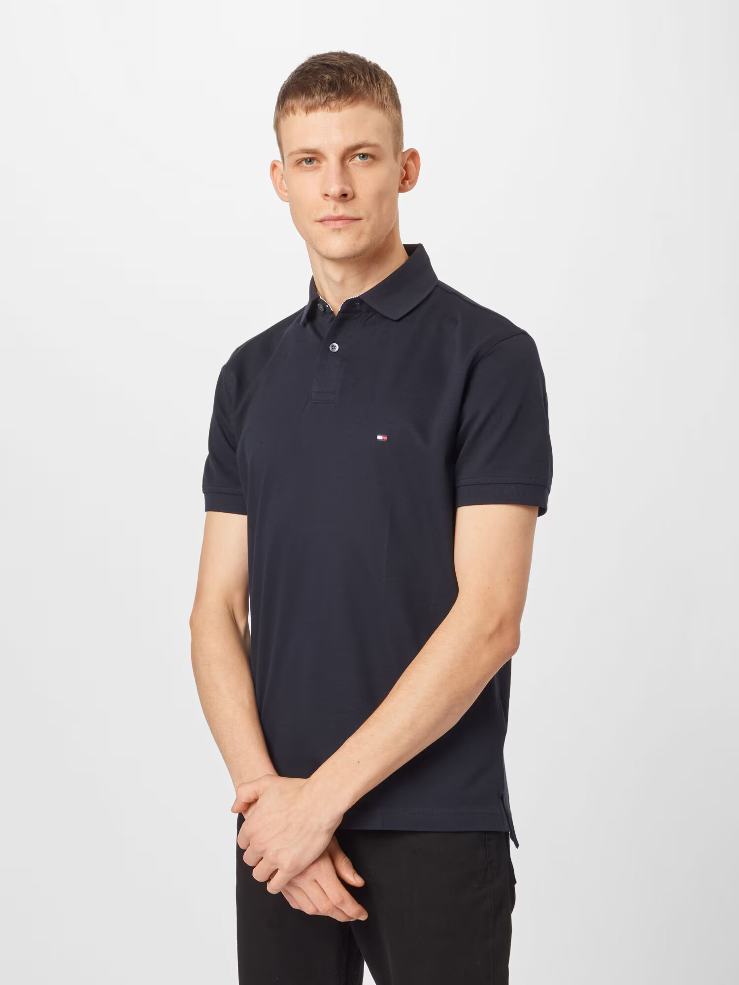 TOMMY HILFIGER Tricou albastru noapte / roșu / alb - Pled.ro