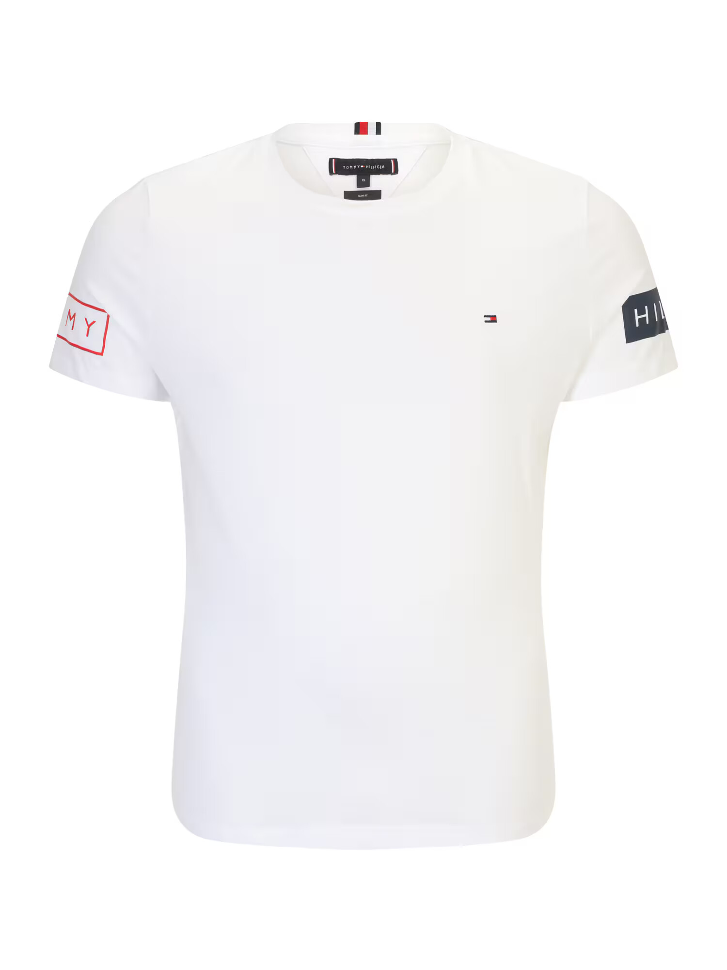 TOMMY HILFIGER Tricou bleumarin / roșu / alb - Pled.ro