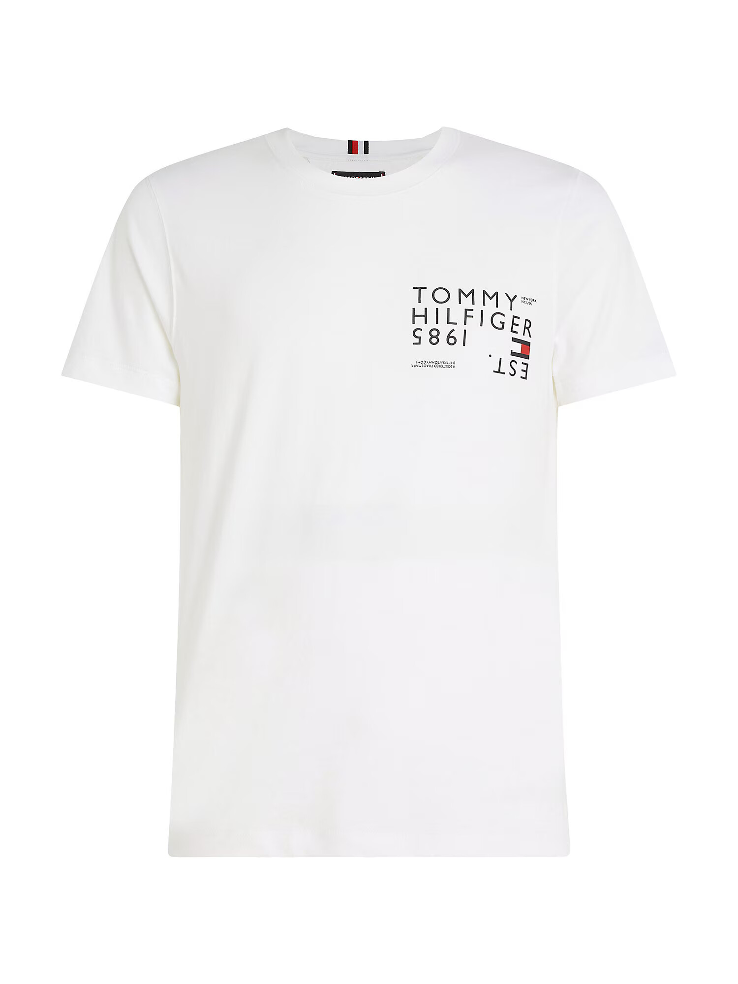 TOMMY HILFIGER Tricou bleumarin / roșu / alb - Pled.ro