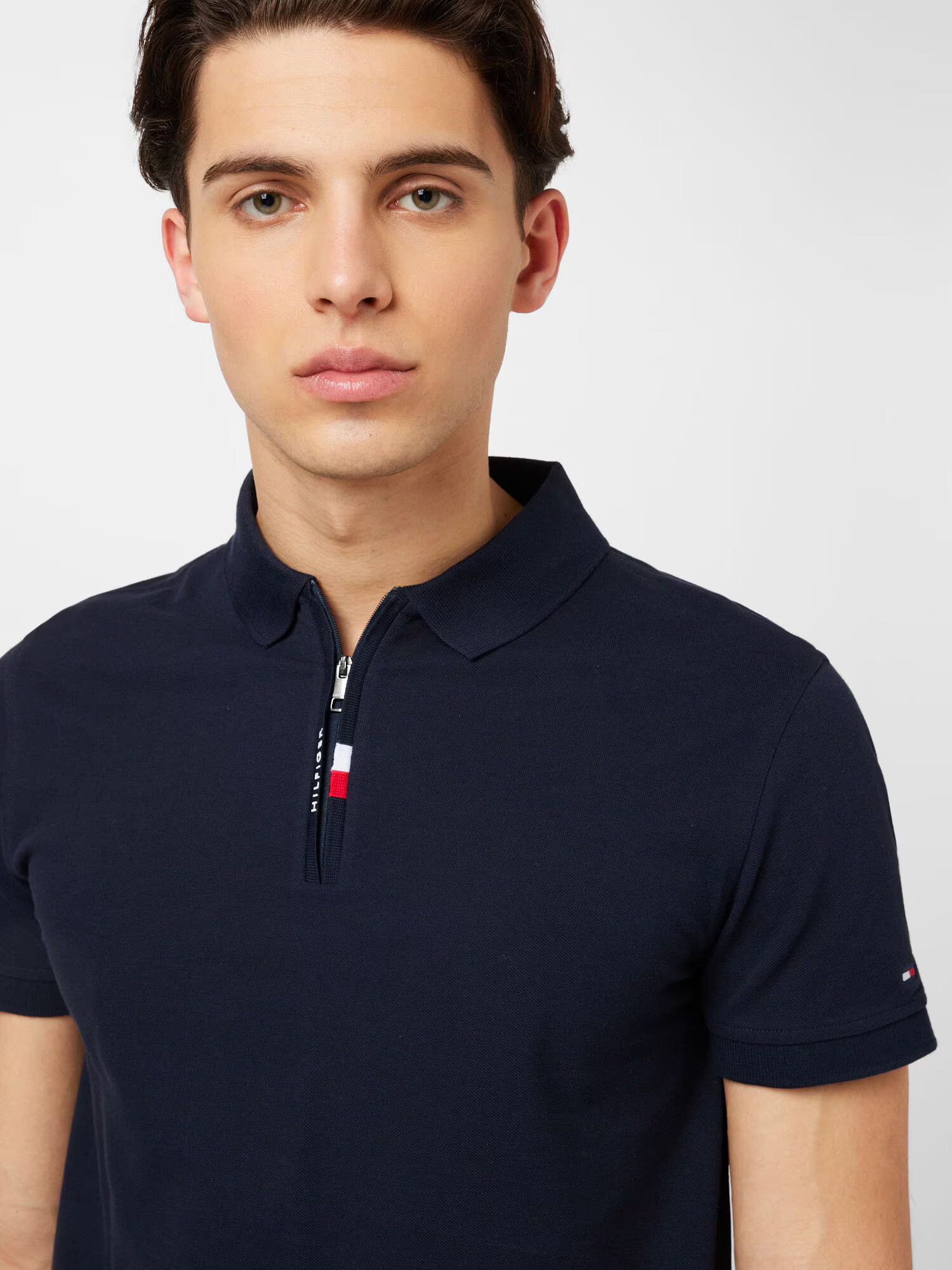 TOMMY HILFIGER Tricou bleumarin / roșu / alb - Pled.ro