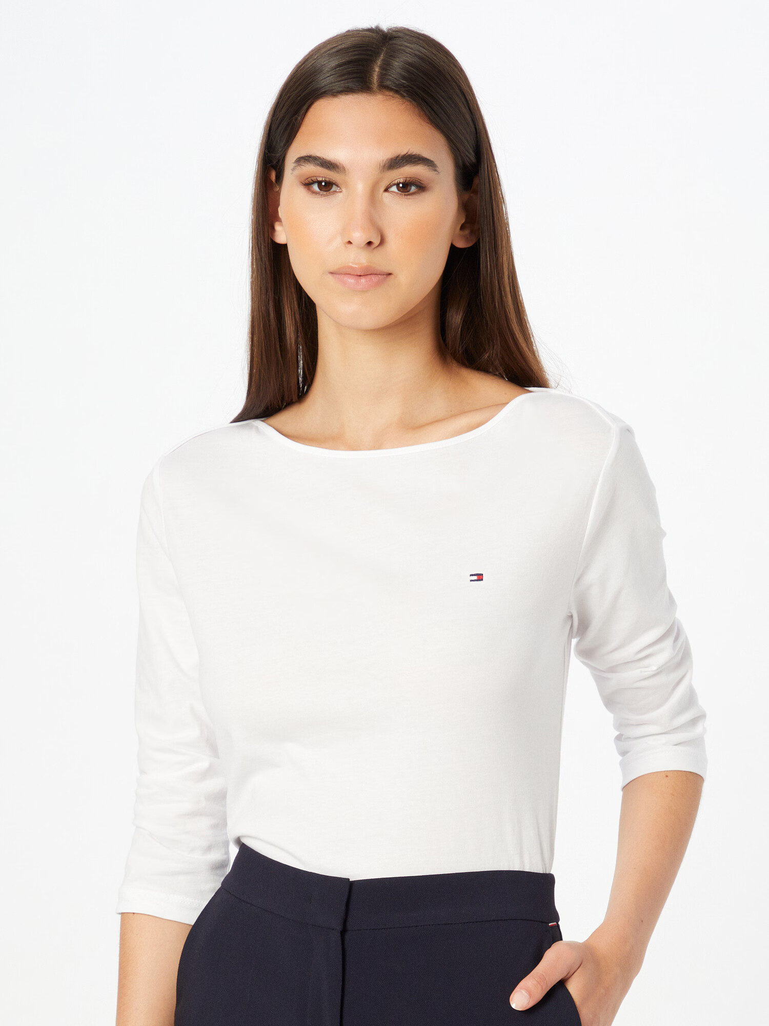 TOMMY HILFIGER Tricou bleumarin / roșu / alb - Pled.ro