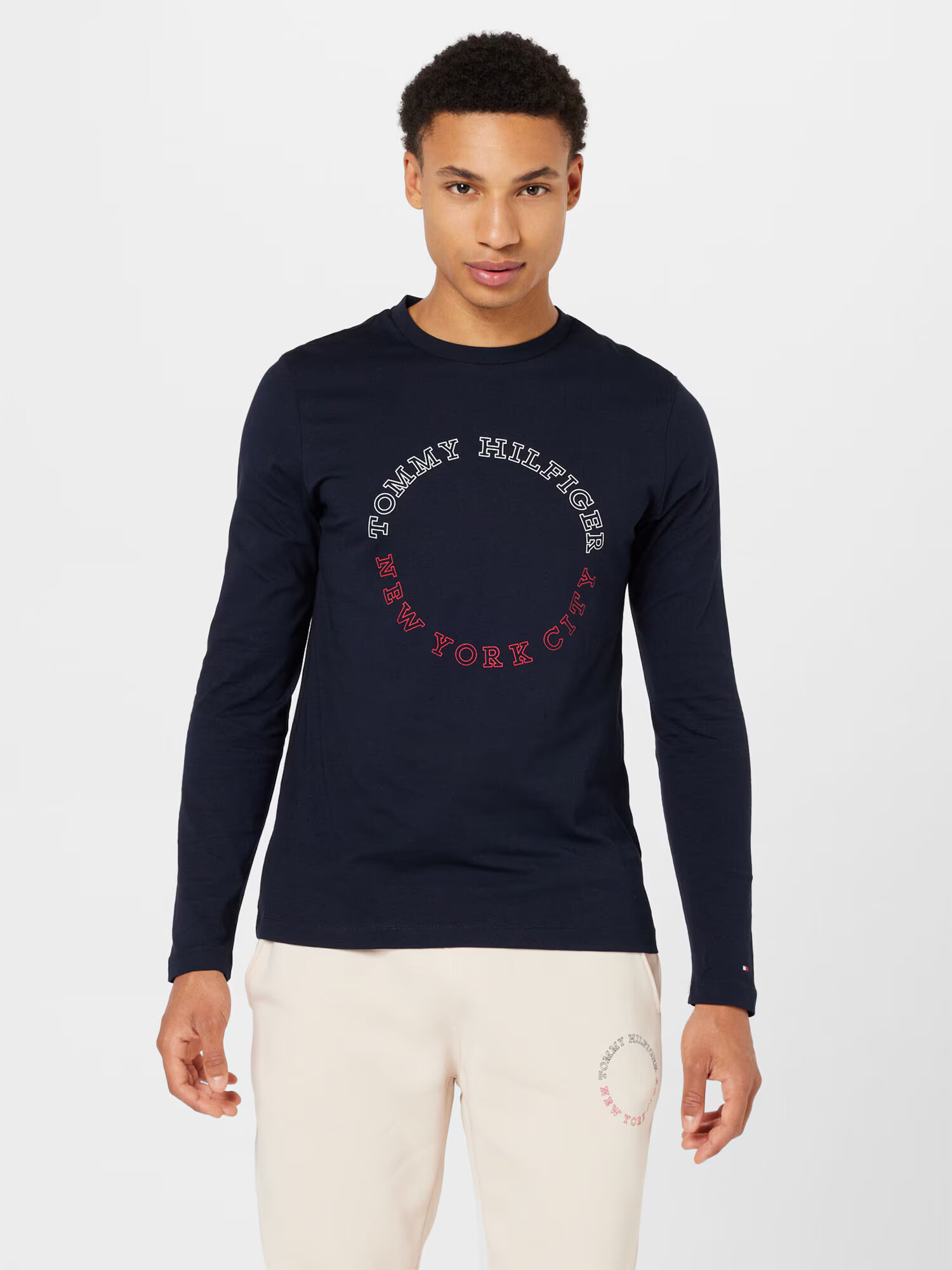 TOMMY HILFIGER Tricou bleumarin / roșu / alb - Pled.ro