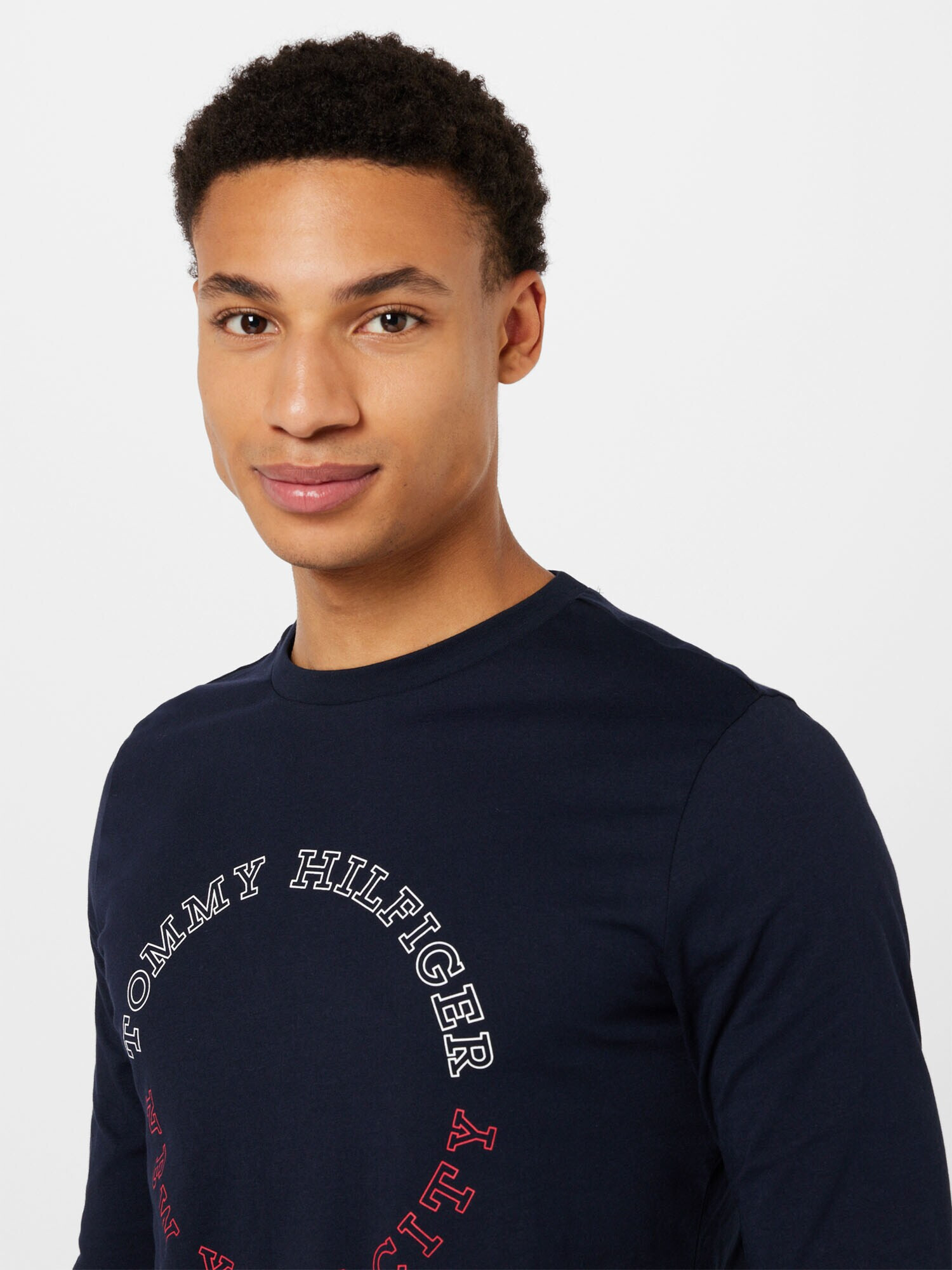 TOMMY HILFIGER Tricou bleumarin / roșu / alb - Pled.ro