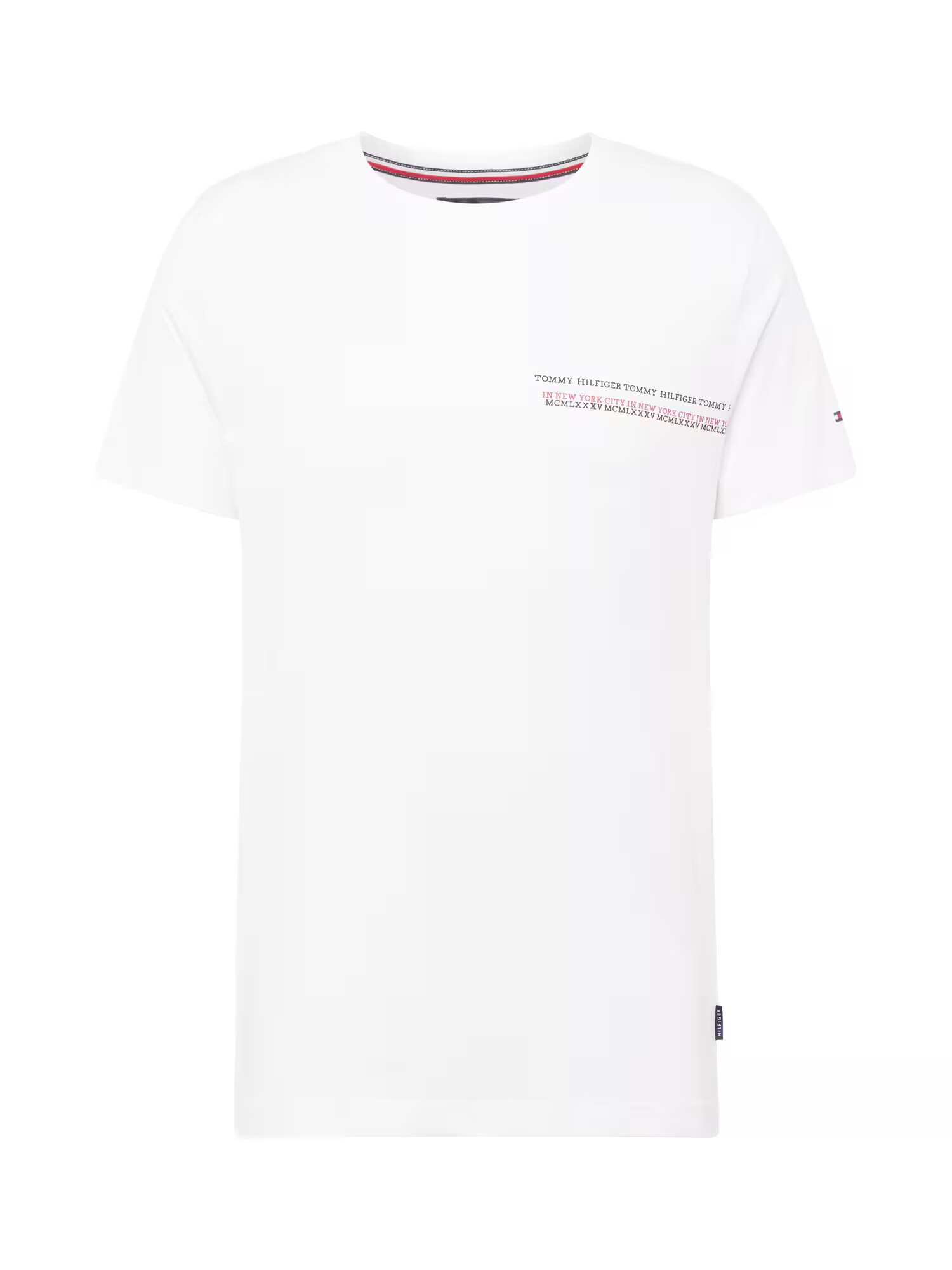 TOMMY HILFIGER Tricou bleumarin / roșu / alb - Pled.ro