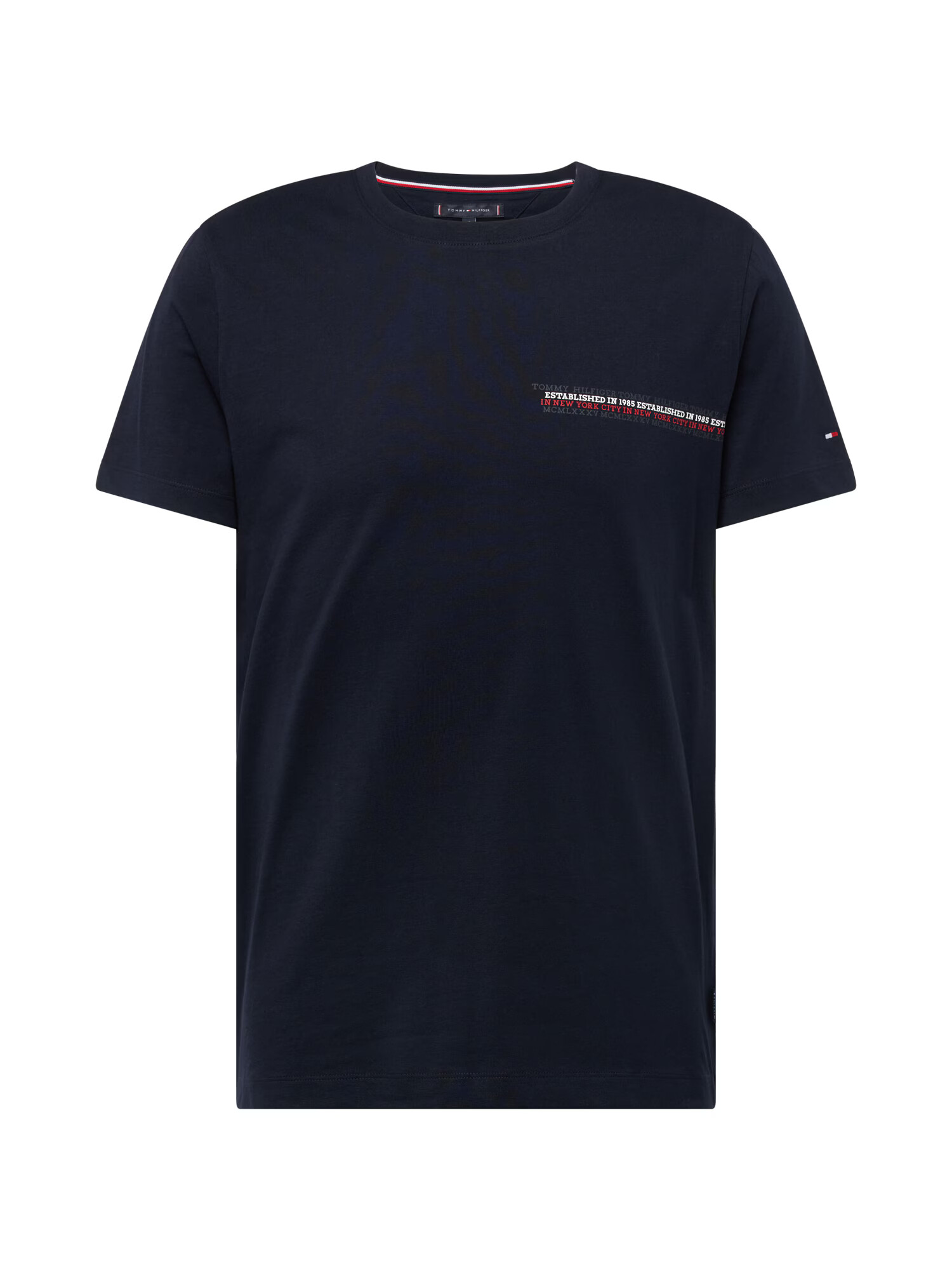 TOMMY HILFIGER Tricou bleumarin / roșu / alb - Pled.ro