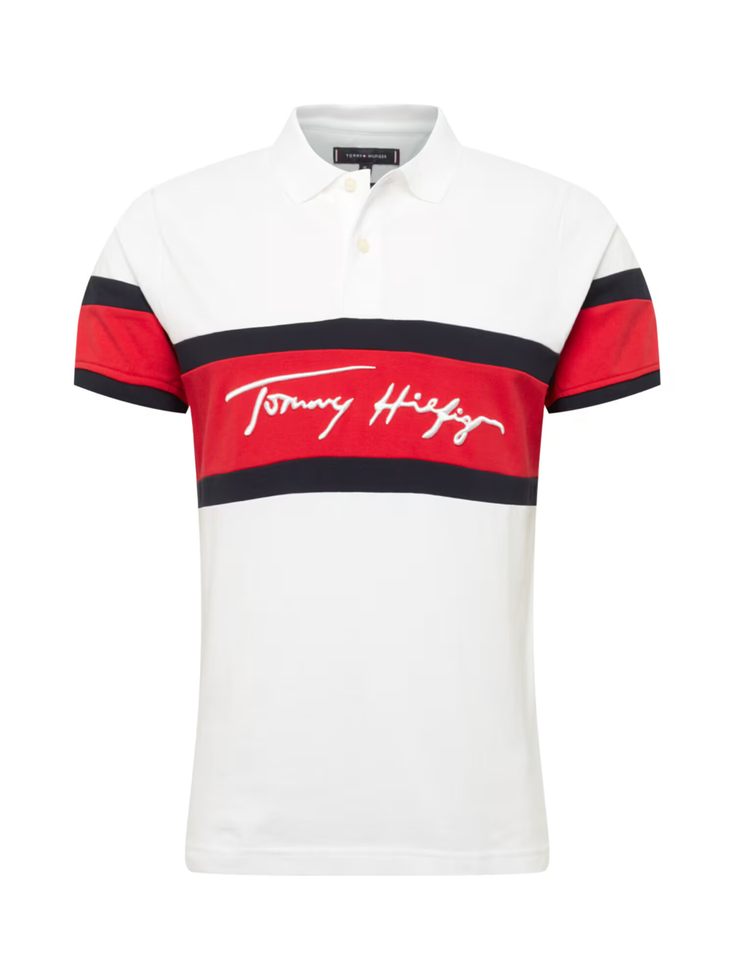 TOMMY HILFIGER Tricou bleumarin / roșu / alb - Pled.ro